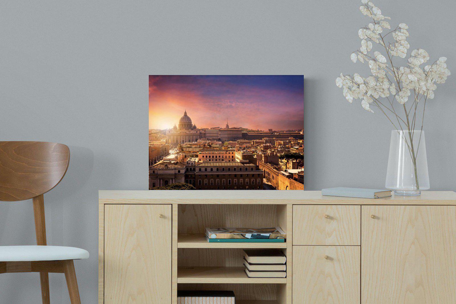 Rome-Wall_Art-60 x 45cm-Mounted Canvas-No Frame-Pixalot