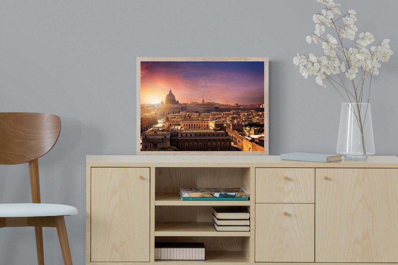 Rome-Wall_Art-60 x 45cm-Mounted Canvas-Wood-Pixalot