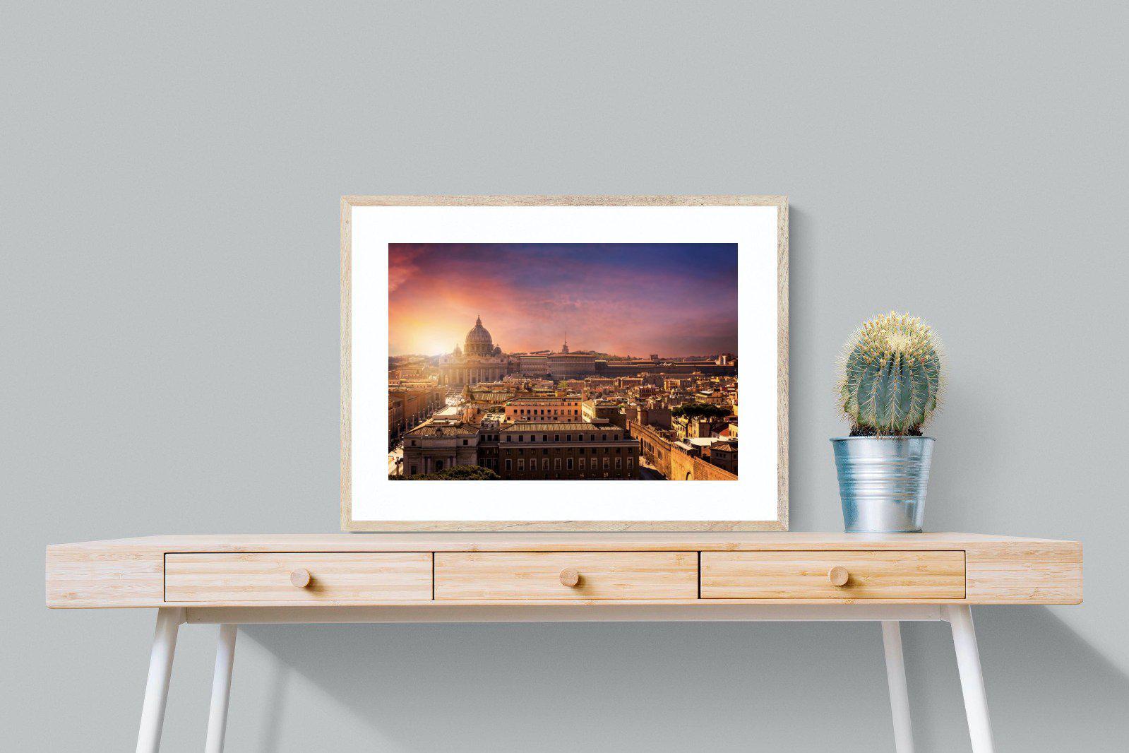 Rome-Wall_Art-80 x 60cm-Framed Print-Wood-Pixalot