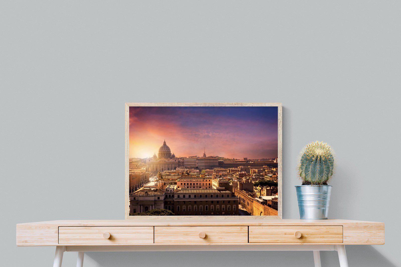 Rome-Wall_Art-80 x 60cm-Mounted Canvas-Wood-Pixalot