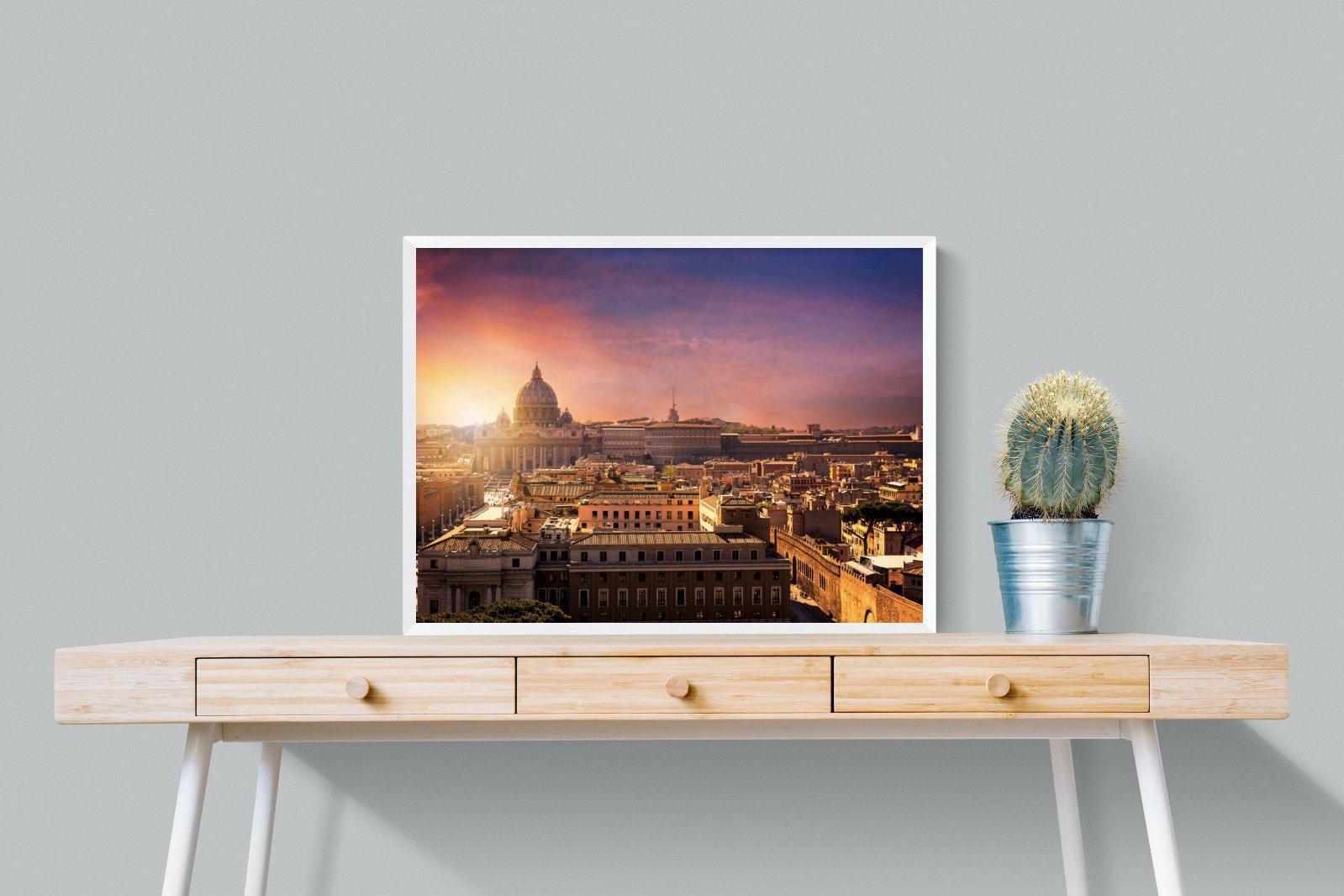 Rome-Wall_Art-80 x 60cm-Mounted Canvas-White-Pixalot