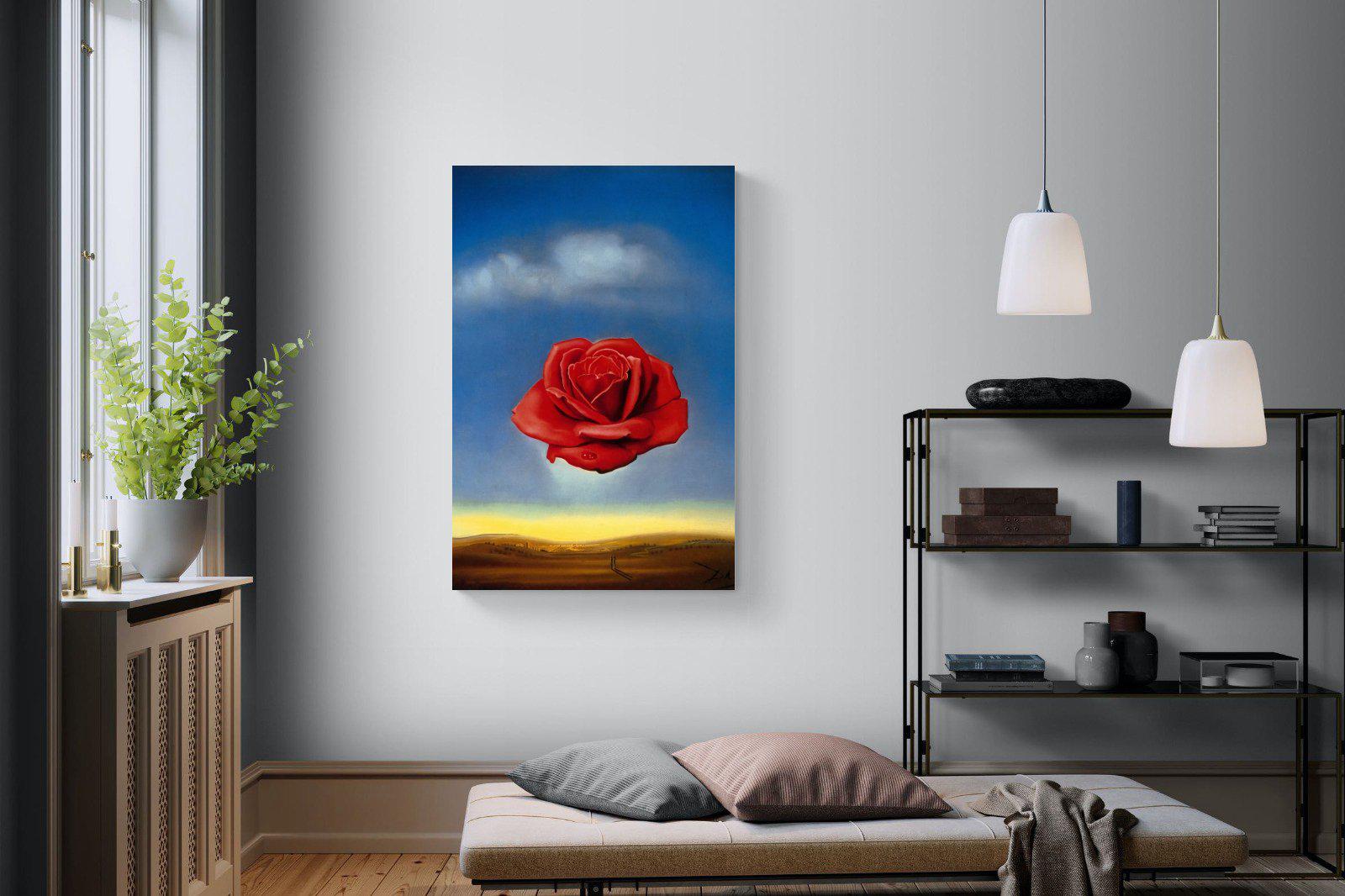 Rose Meditative-Wall_Art-100 x 150cm-Mounted Canvas-No Frame-Pixalot