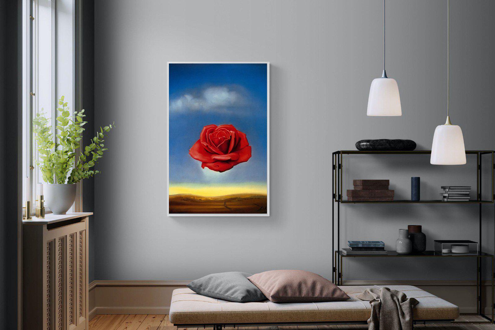 Rose Meditative-Wall_Art-100 x 150cm-Mounted Canvas-White-Pixalot