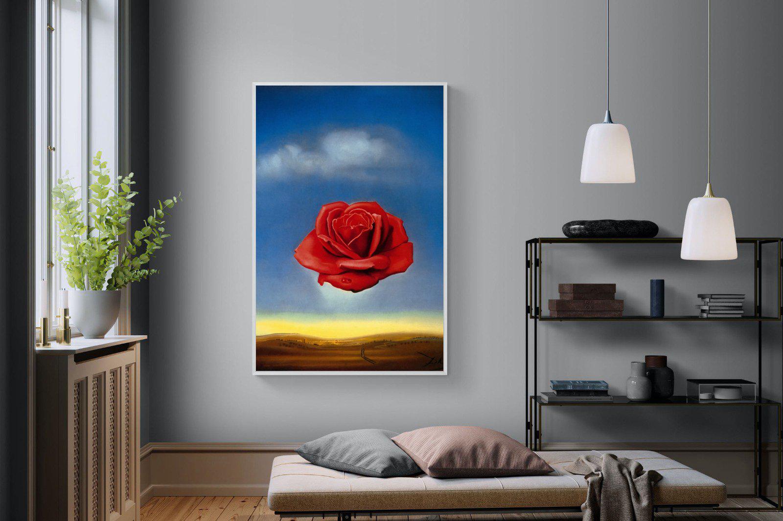 Rose Meditative-Wall_Art-120 x 180cm-Mounted Canvas-White-Pixalot