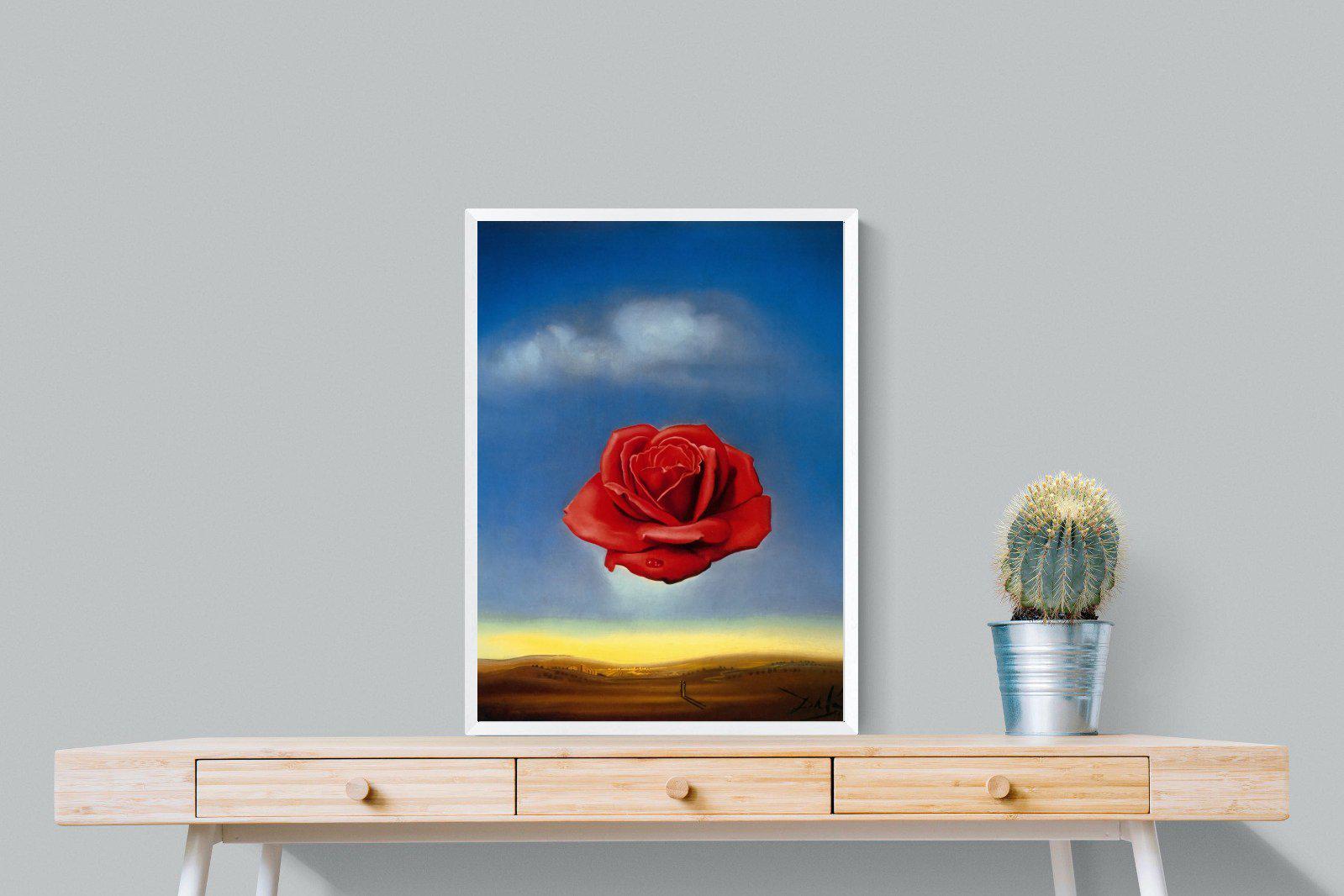 Rose Meditative-Wall_Art-60 x 80cm-Mounted Canvas-White-Pixalot