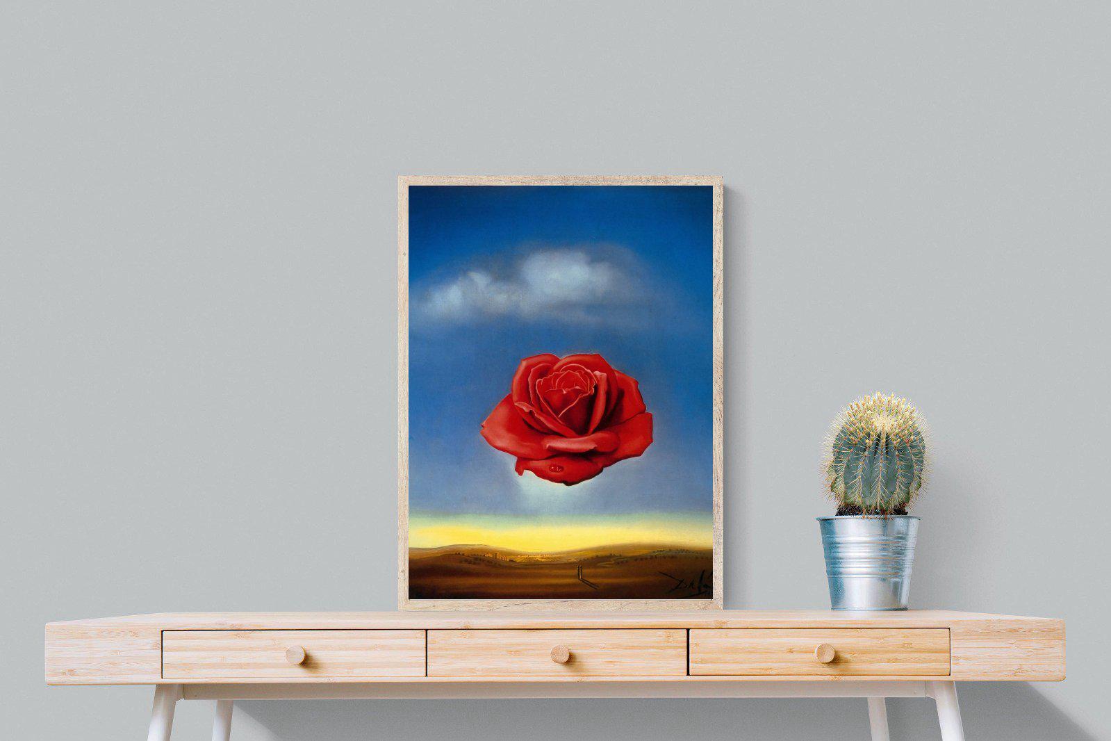Rose Meditative-Wall_Art-60 x 80cm-Mounted Canvas-Wood-Pixalot