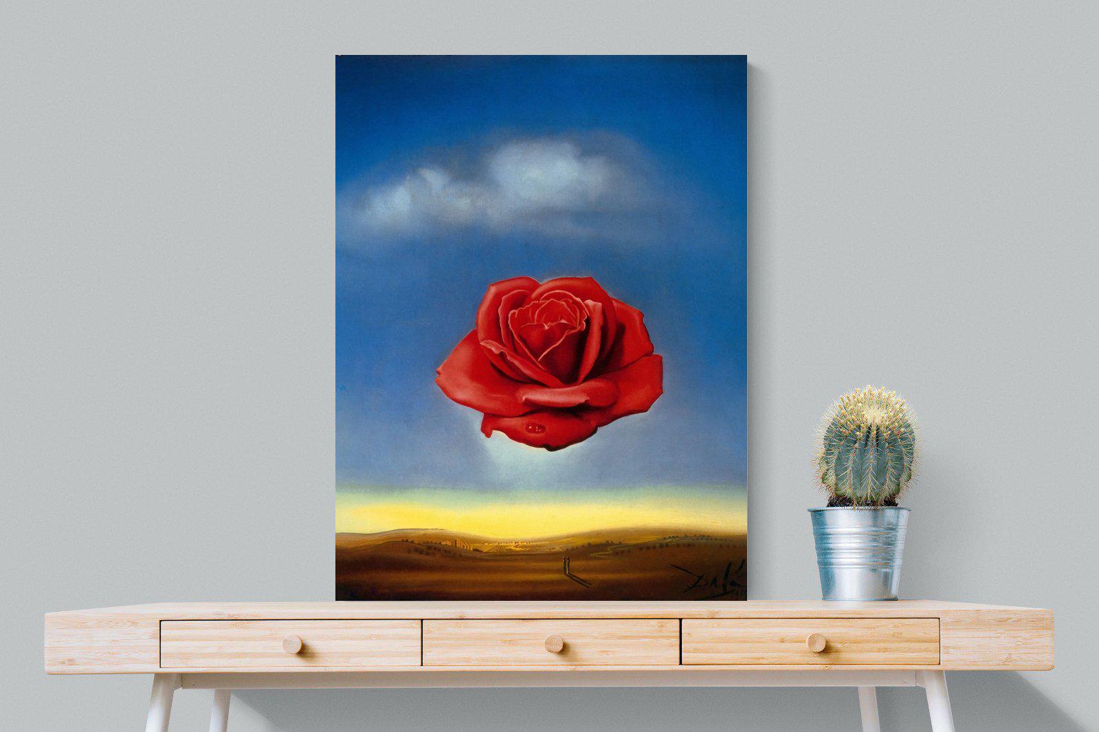 Rose Meditative-Wall_Art-75 x 100cm-Mounted Canvas-No Frame-Pixalot
