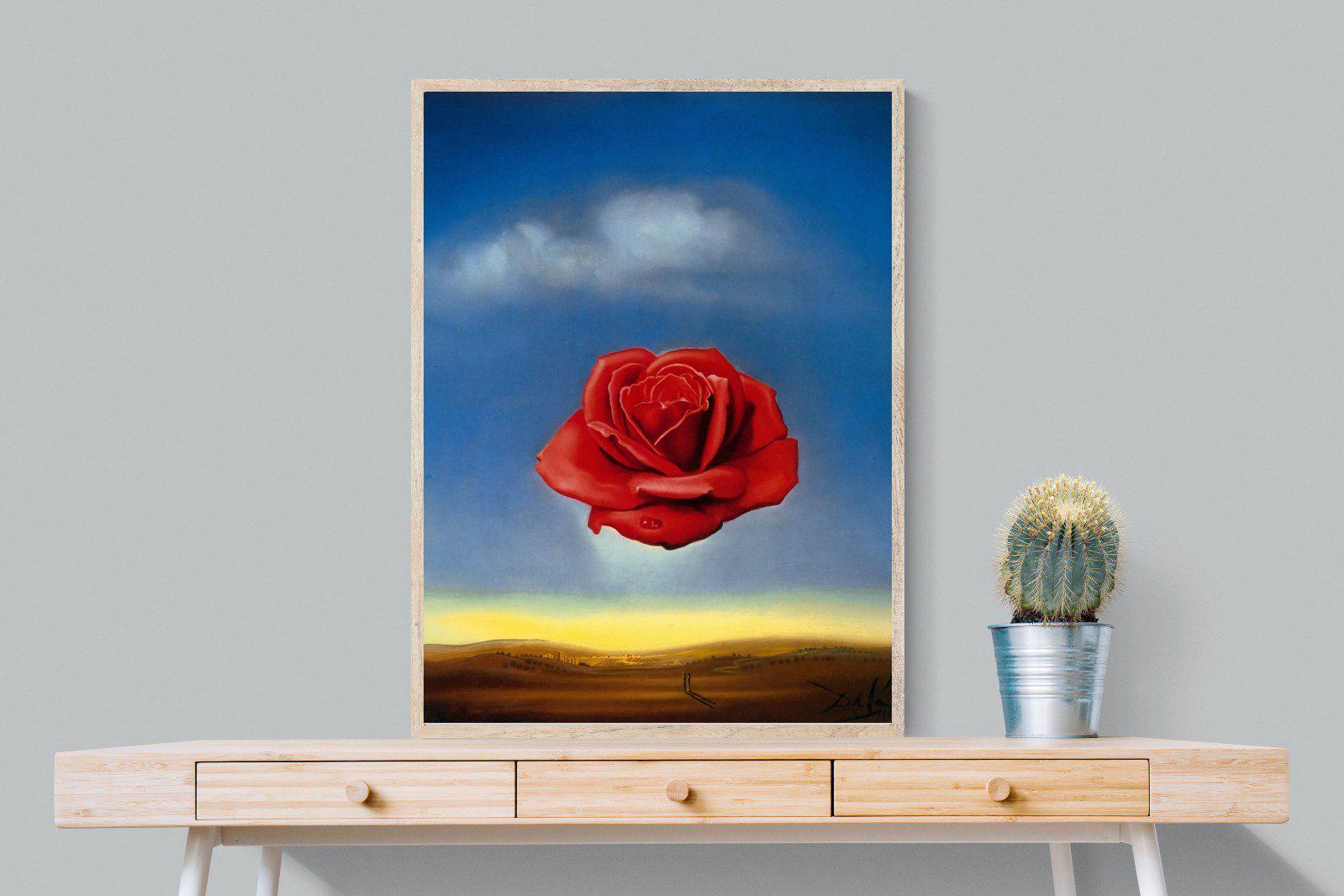 Rose Meditative-Wall_Art-75 x 100cm-Mounted Canvas-Wood-Pixalot