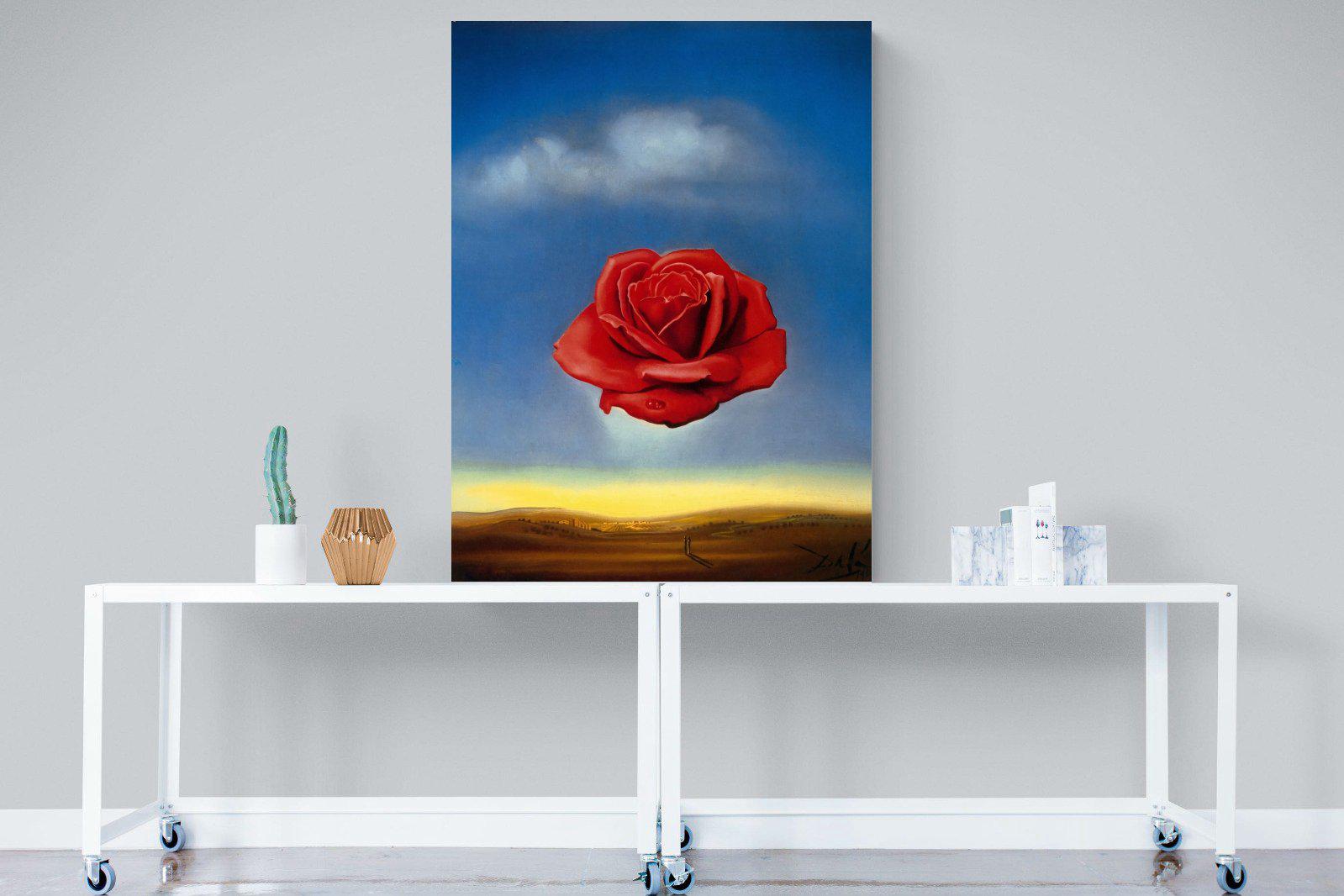 Rose Meditative-Wall_Art-90 x 120cm-Mounted Canvas-No Frame-Pixalot