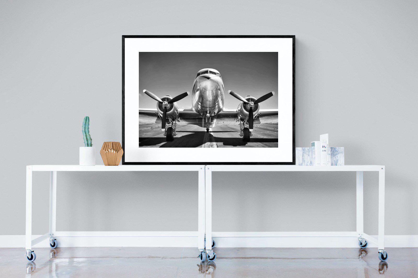 Runway-Wall_Art-120 x 90cm-Framed Print-Black-Pixalot