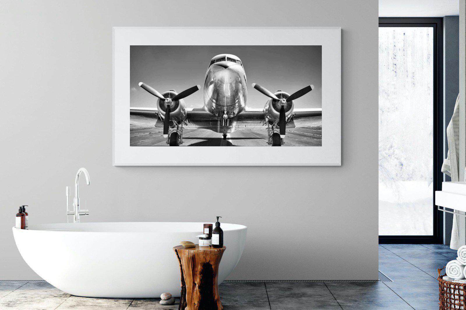 Runway-Wall_Art-180 x 110cm-Framed Print-White-Pixalot