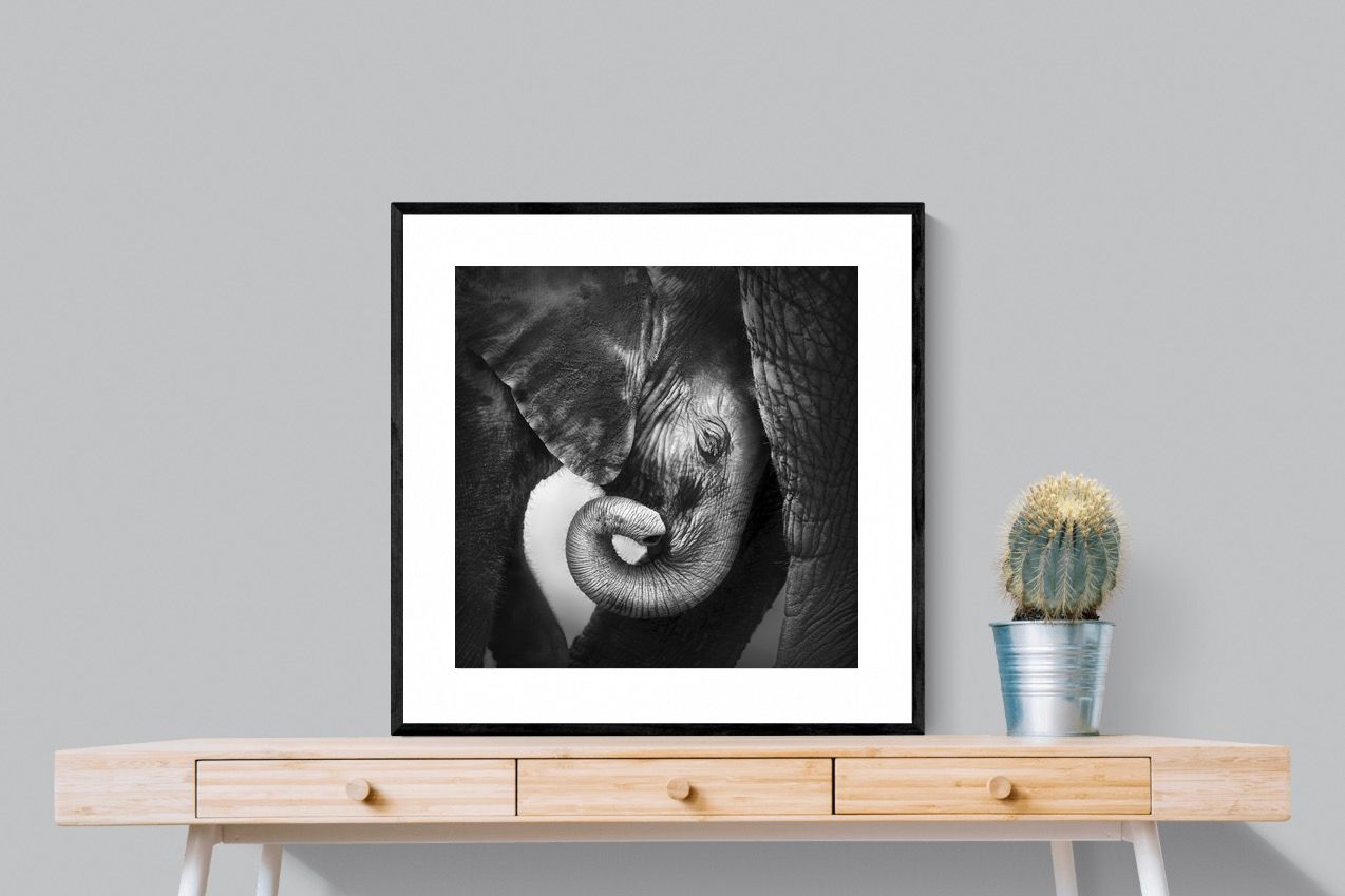 Safe-Wall_Art-80 x 80cm-Framed Print-Black-Pixalot