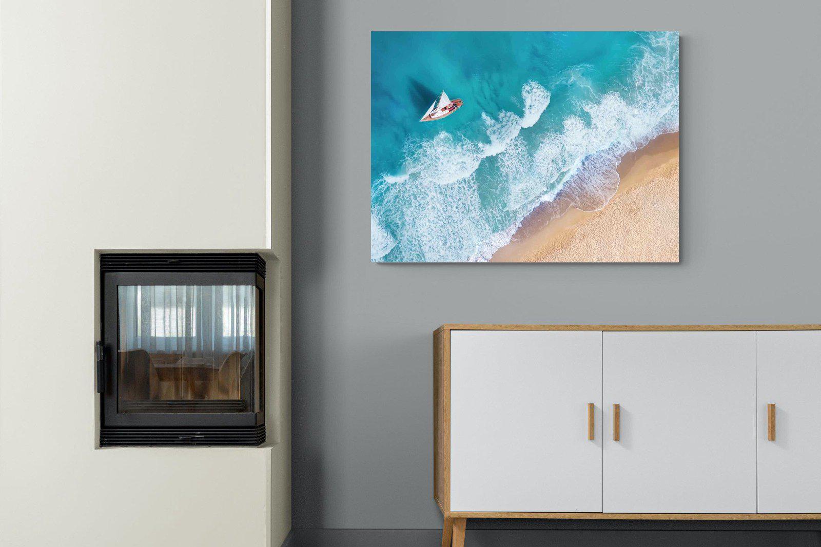 Sail Away-Wall_Art-100 x 75cm-Mounted Canvas-No Frame-Pixalot