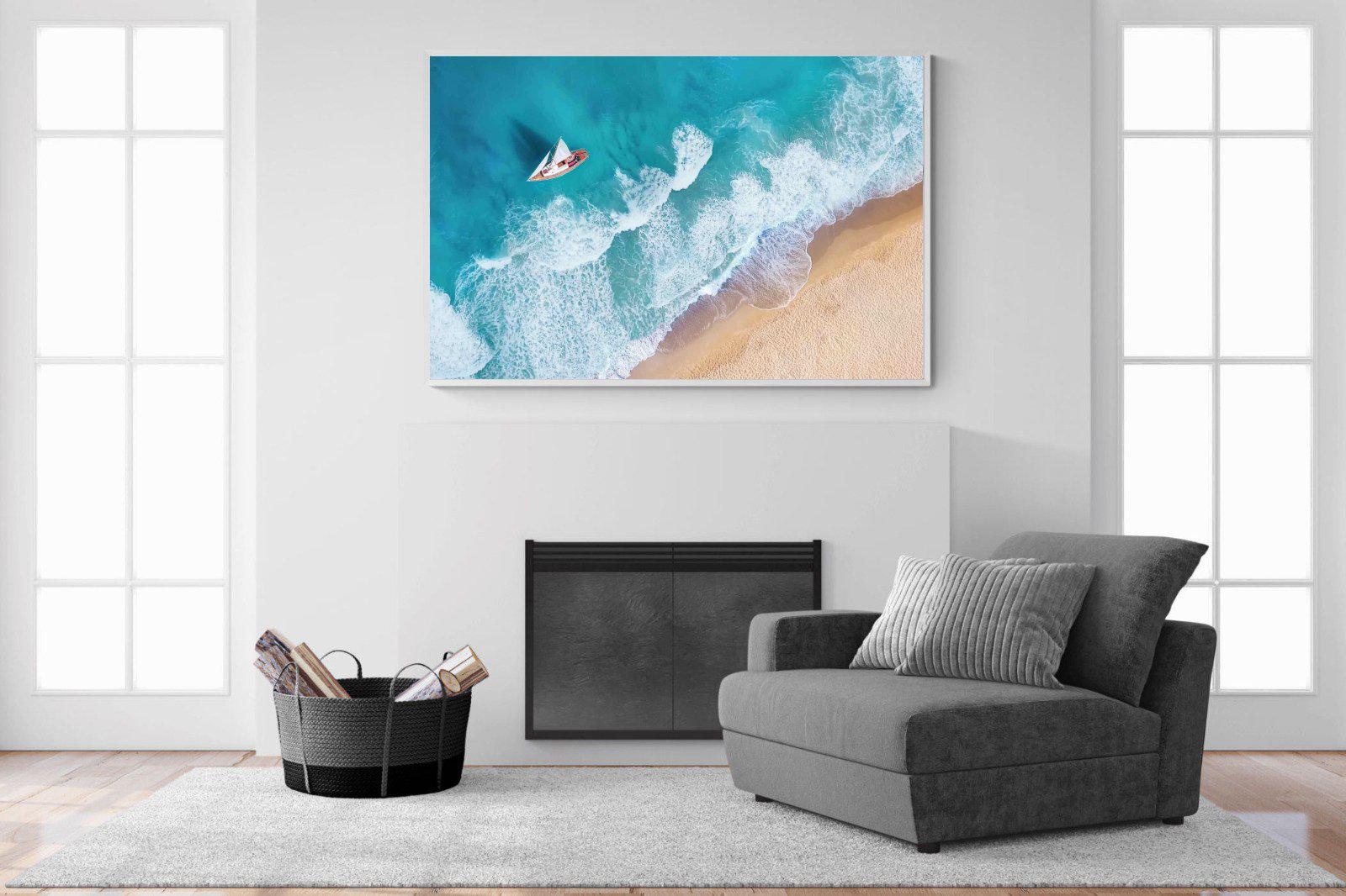 Sail Away-Wall_Art-150 x 100cm-Mounted Canvas-White-Pixalot