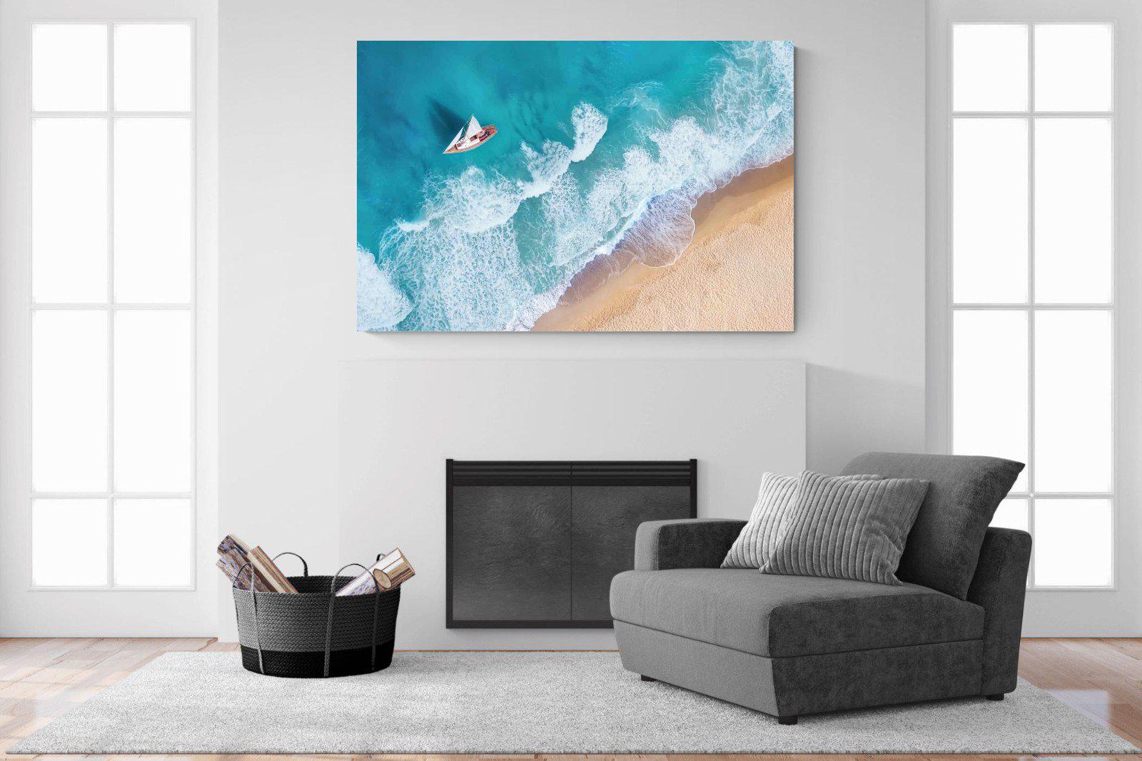 Sail Away-Wall_Art-150 x 100cm-Mounted Canvas-No Frame-Pixalot