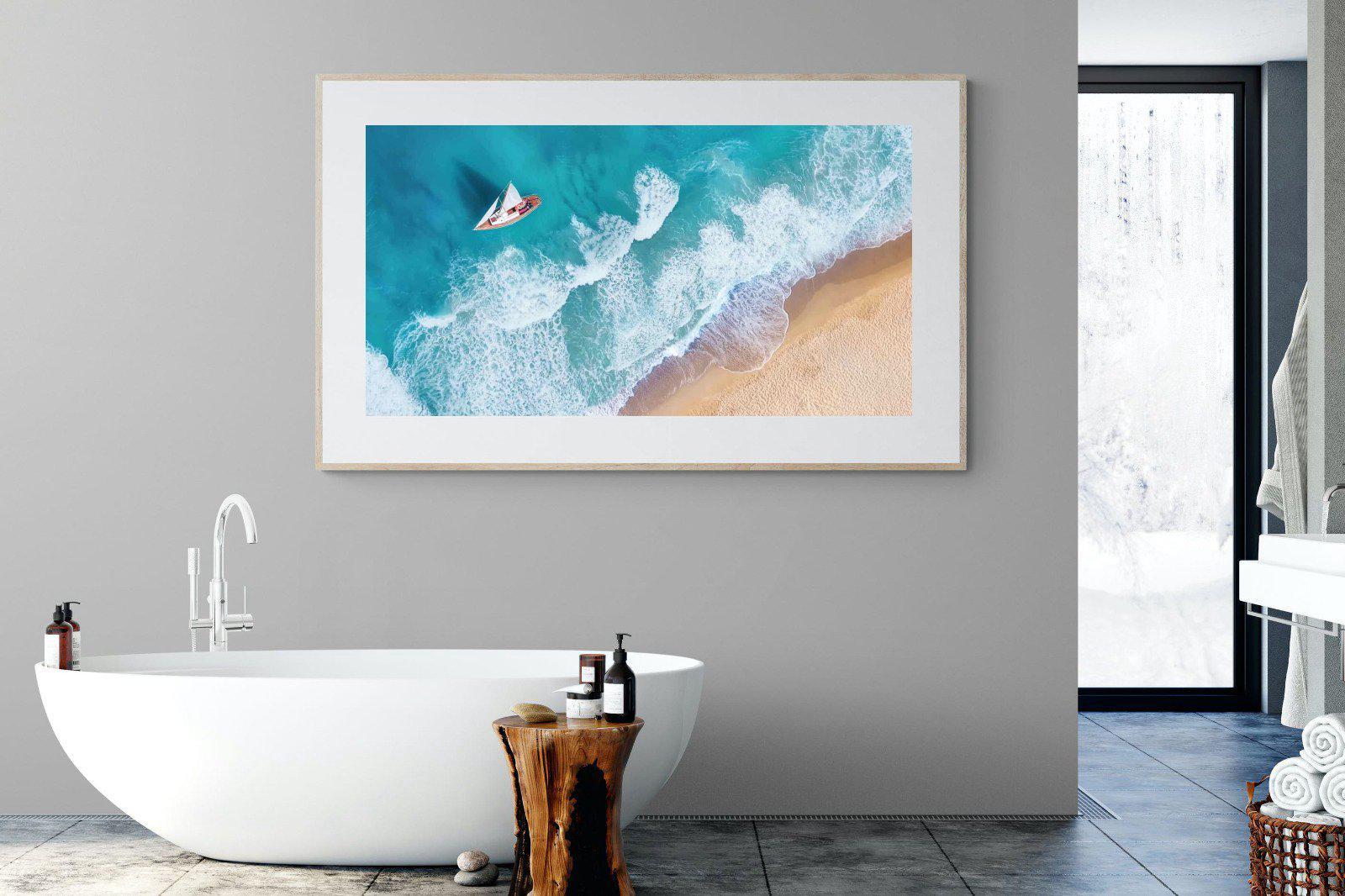 Sail Away-Wall_Art-180 x 110cm-Framed Print-Wood-Pixalot