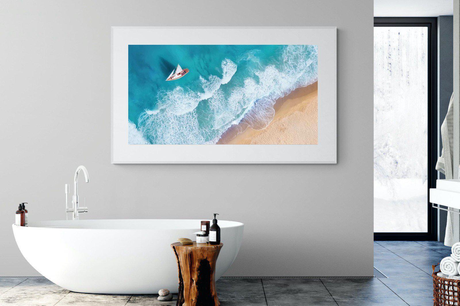 Sail Away-Wall_Art-180 x 110cm-Framed Print-White-Pixalot