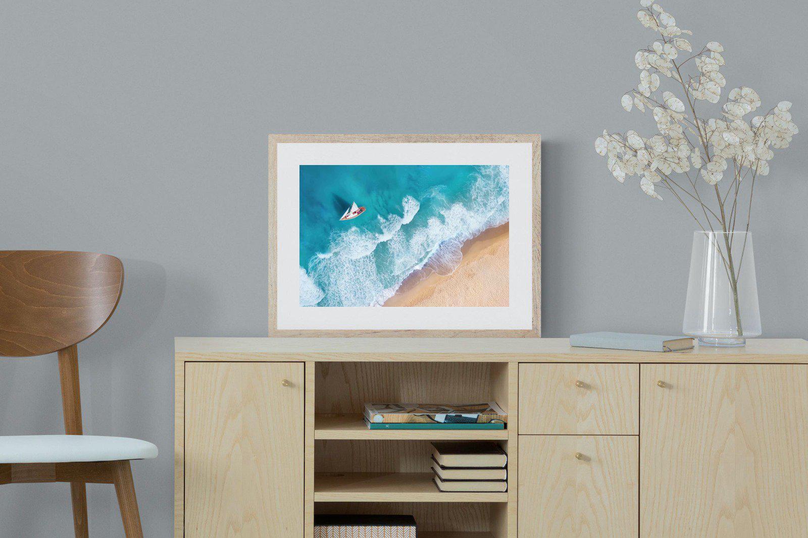 Sail Away-Wall_Art-60 x 45cm-Framed Print-Wood-Pixalot