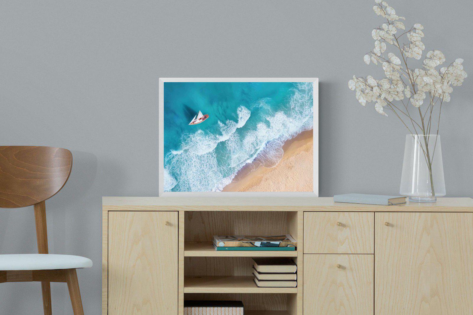 Sail Away-Wall_Art-60 x 45cm-Mounted Canvas-White-Pixalot