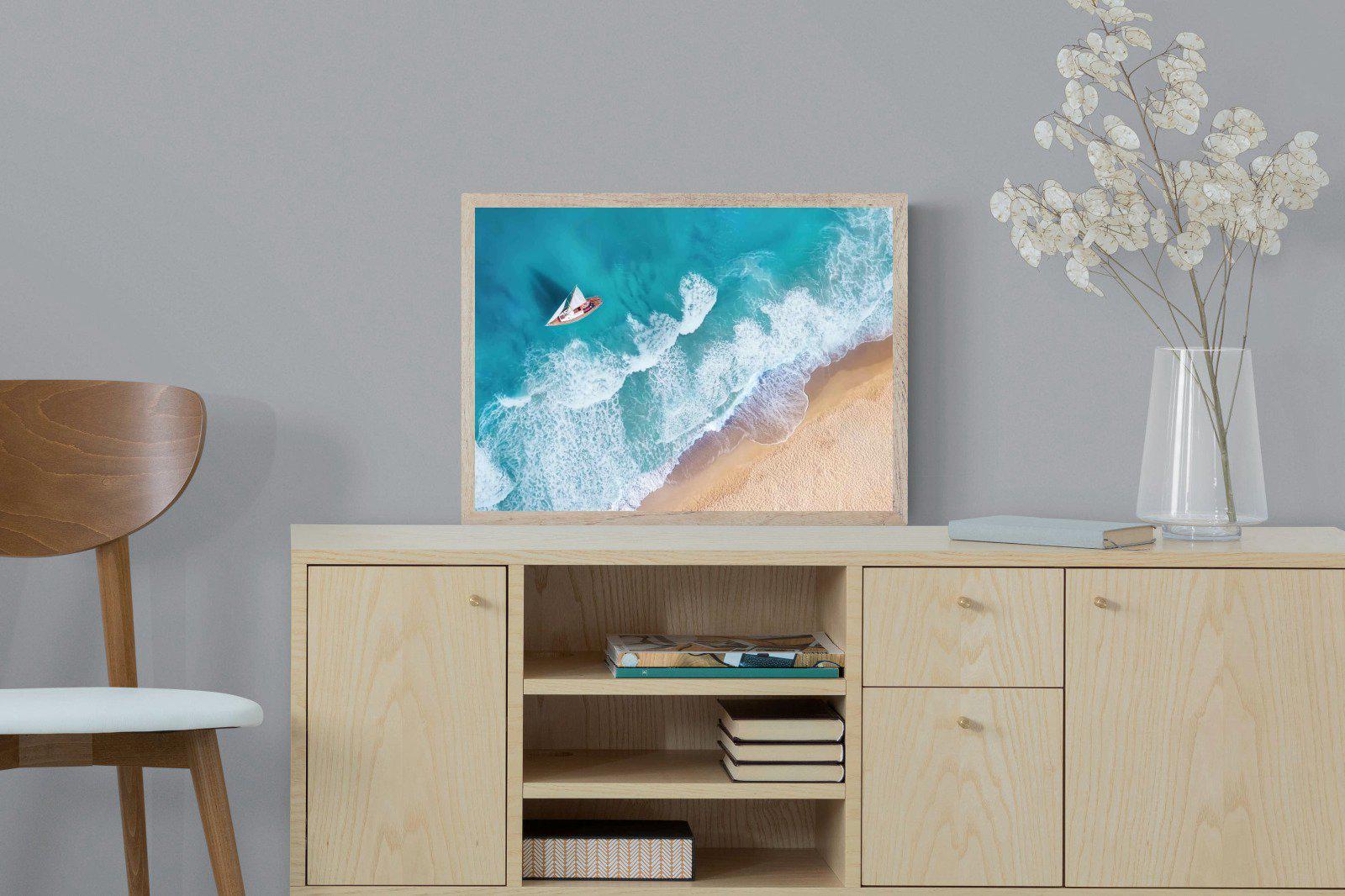 Sail Away-Wall_Art-60 x 45cm-Mounted Canvas-Wood-Pixalot
