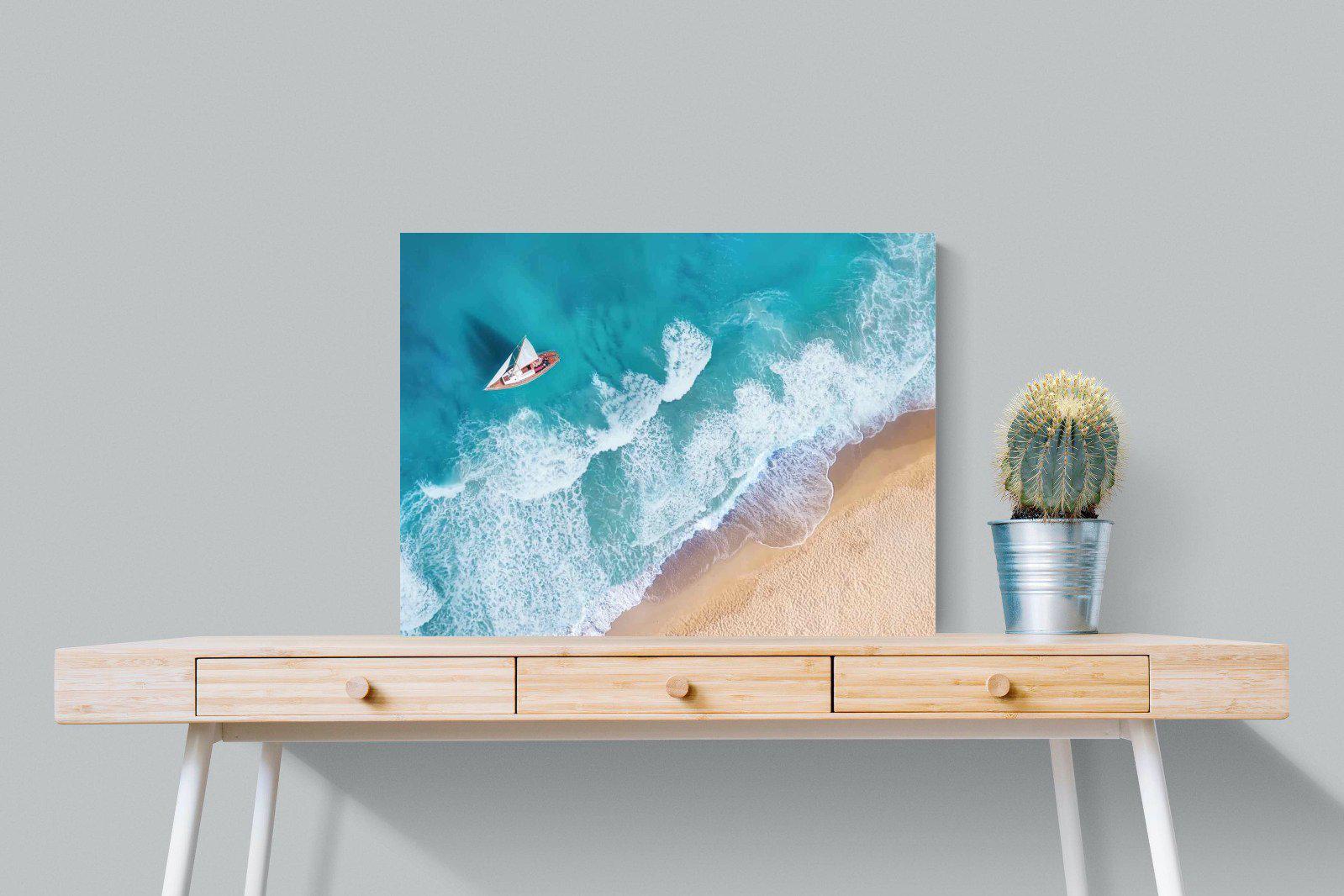 Sail Away-Wall_Art-80 x 60cm-Mounted Canvas-No Frame-Pixalot