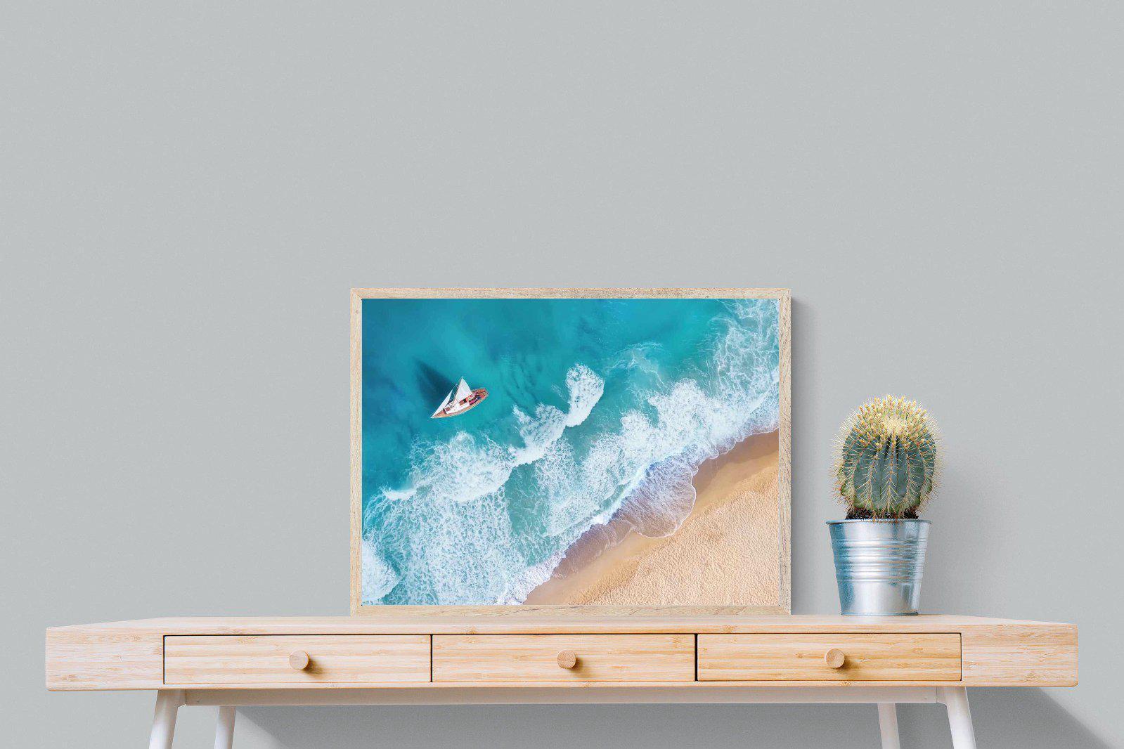 Sail Away-Wall_Art-80 x 60cm-Mounted Canvas-Wood-Pixalot