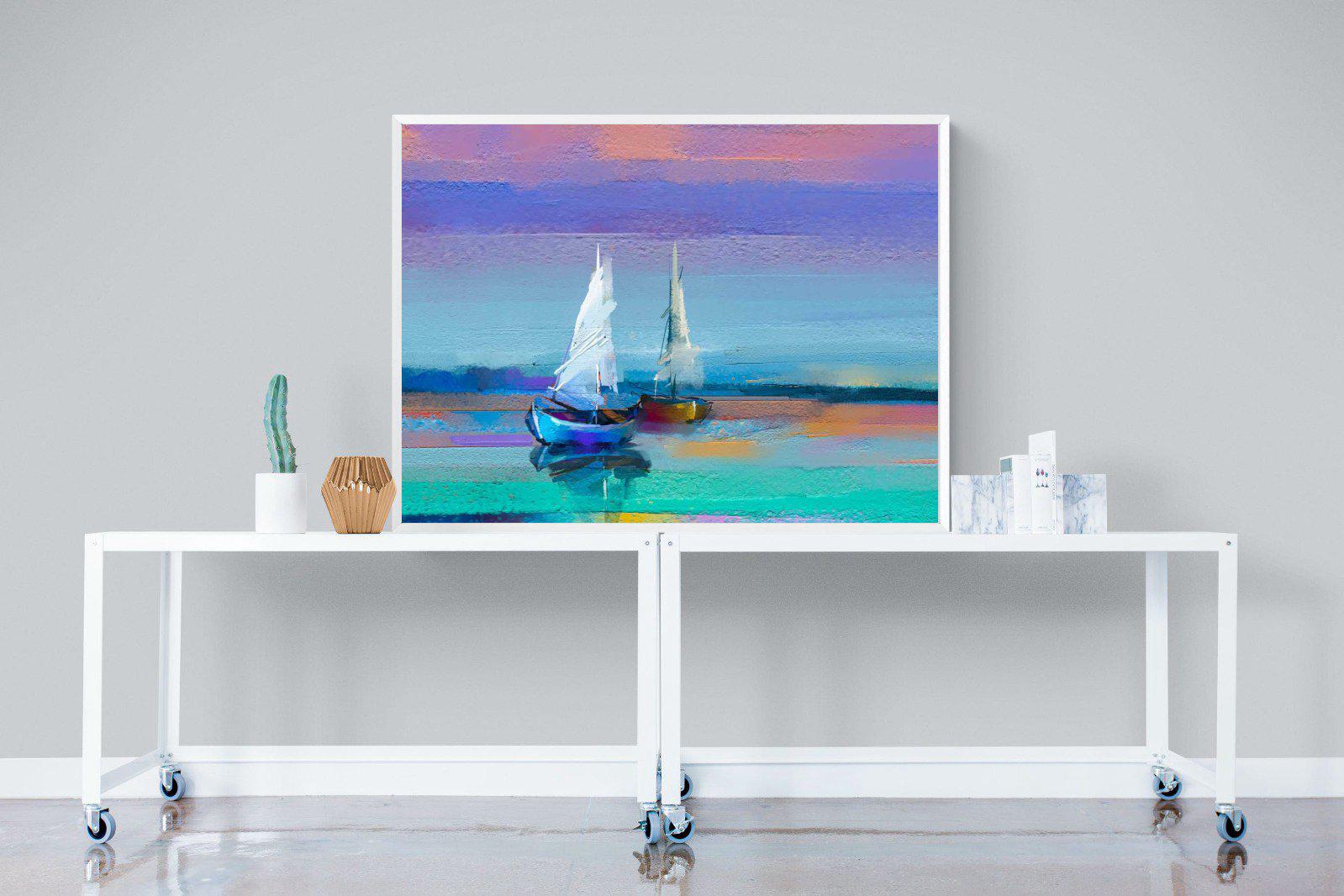 Sails-Wall_Art-120 x 90cm-Mounted Canvas-White-Pixalot
