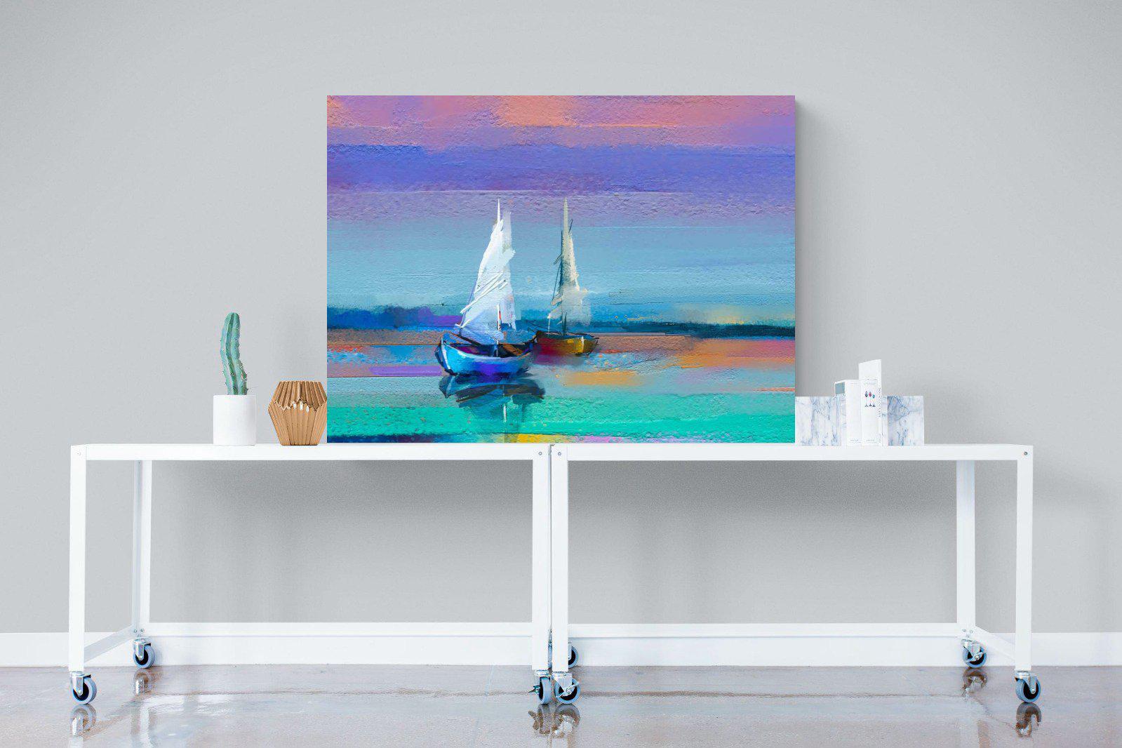 Sails-Wall_Art-120 x 90cm-Mounted Canvas-No Frame-Pixalot