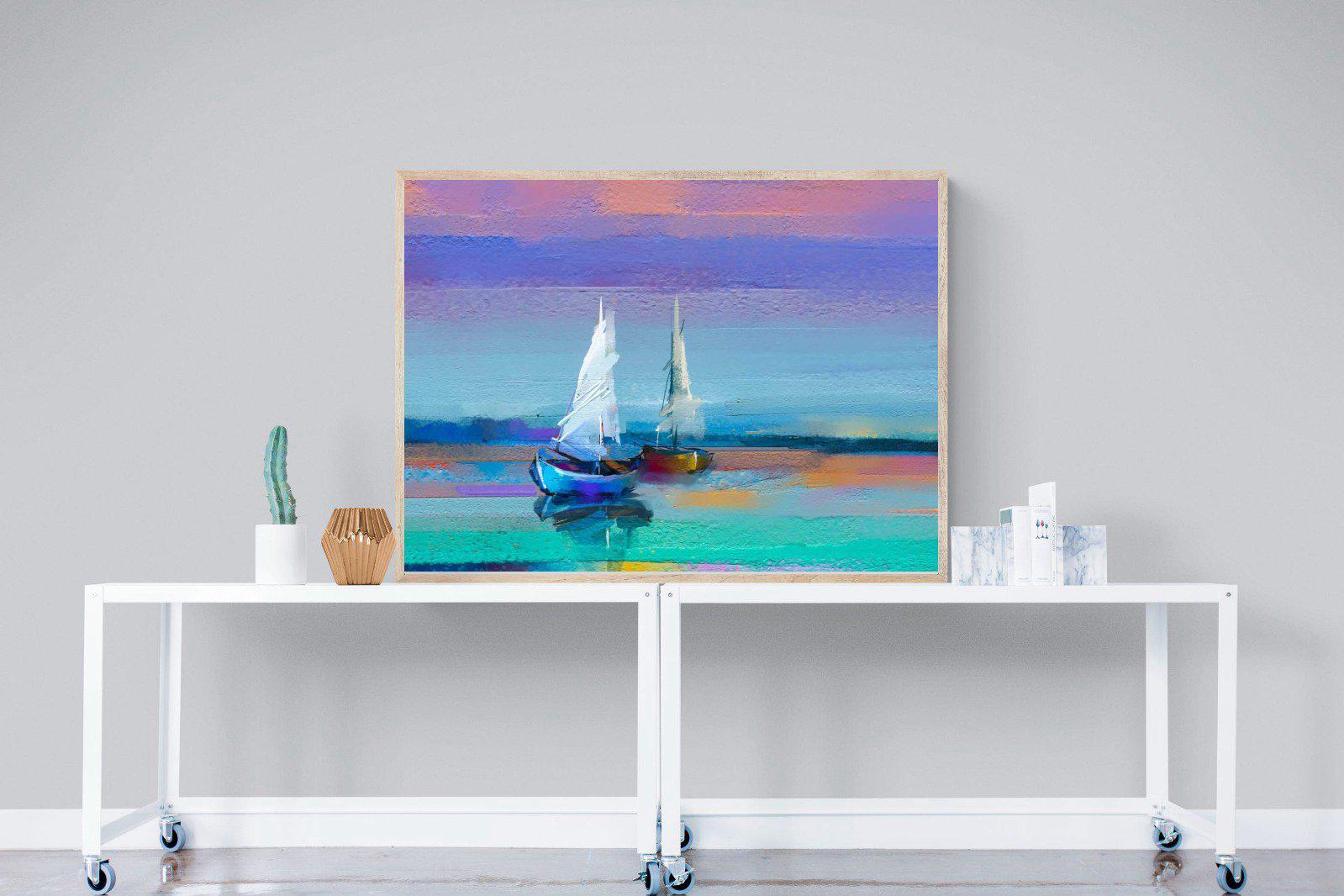 Sails-Wall_Art-120 x 90cm-Mounted Canvas-Wood-Pixalot