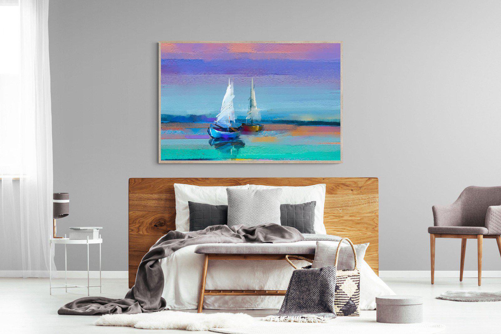 Sails-Wall_Art-150 x 100cm-Mounted Canvas-Wood-Pixalot