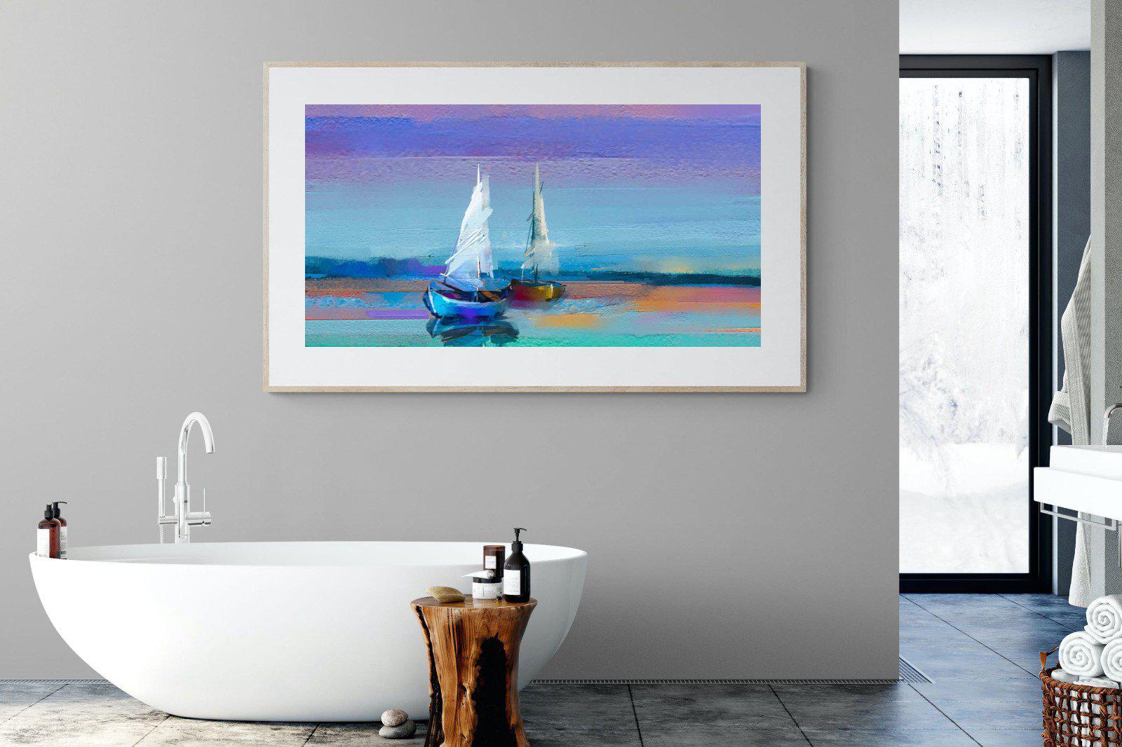 Sails-Wall_Art-180 x 110cm-Framed Print-Wood-Pixalot