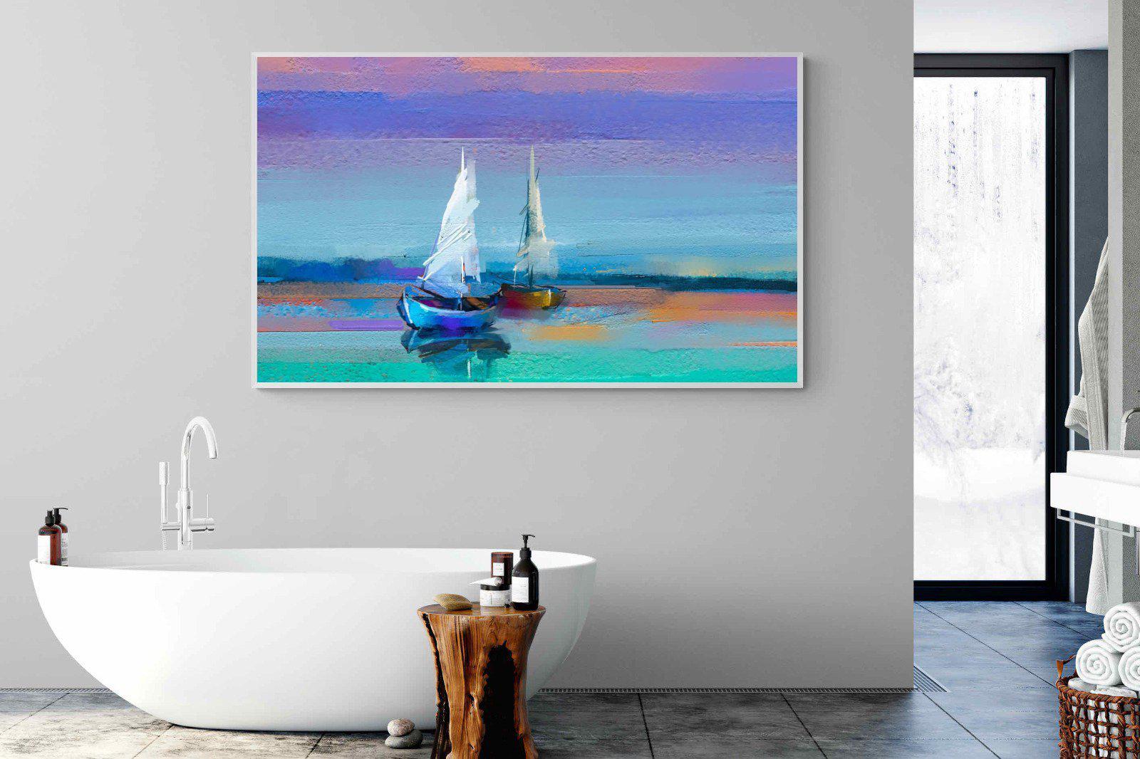 Sails-Wall_Art-180 x 110cm-Mounted Canvas-White-Pixalot