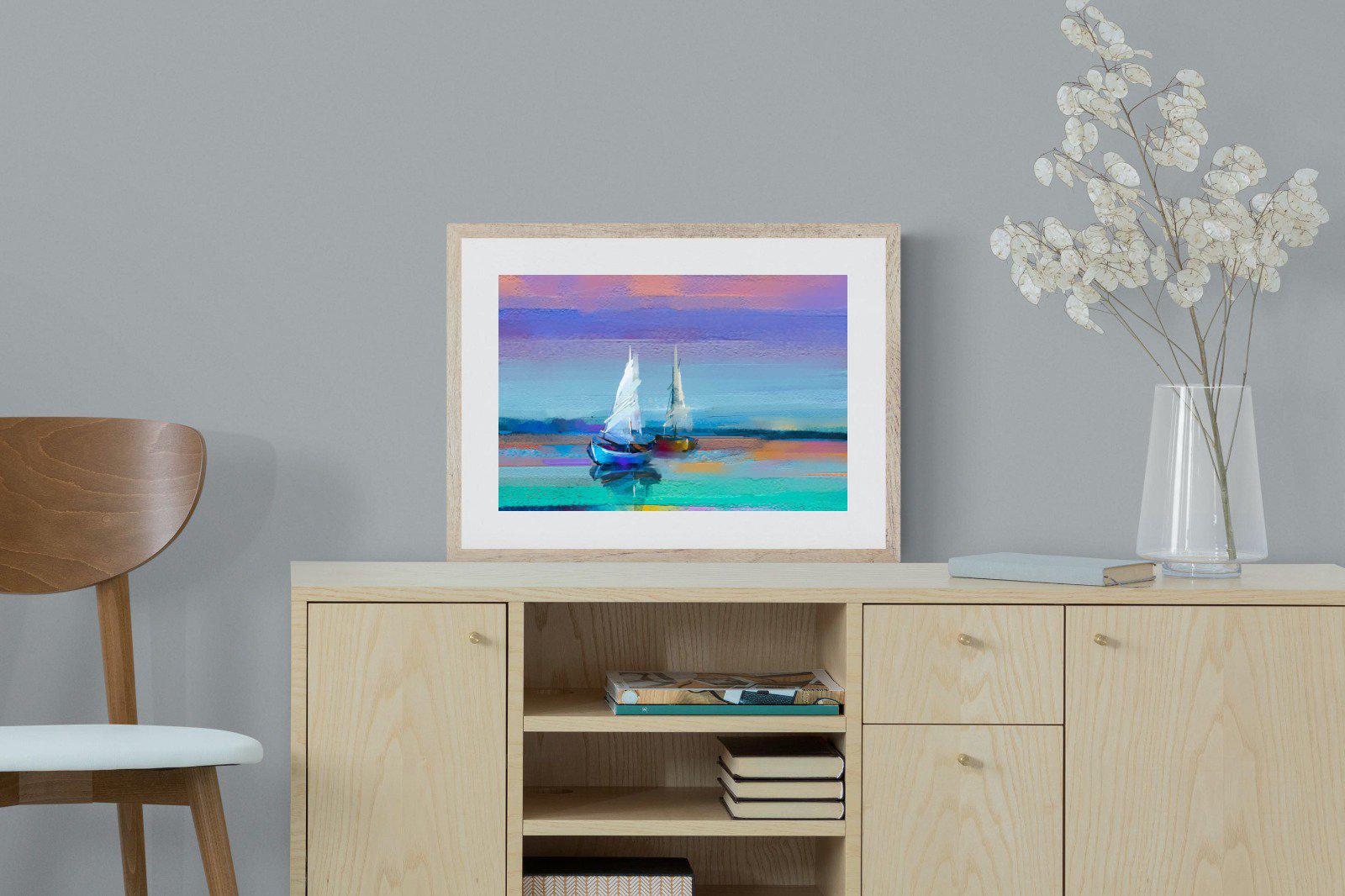 Sails-Wall_Art-60 x 45cm-Framed Print-Wood-Pixalot