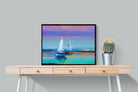Sails-Wall_Art-80 x 60cm-Mounted Canvas-Black-Pixalot