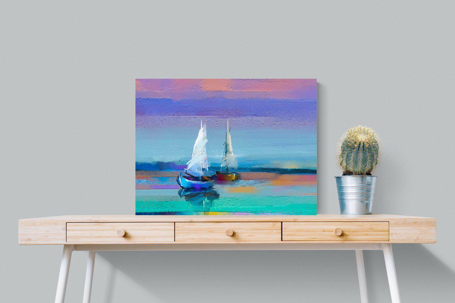 Sails-Wall_Art-80 x 60cm-Mounted Canvas-No Frame-Pixalot