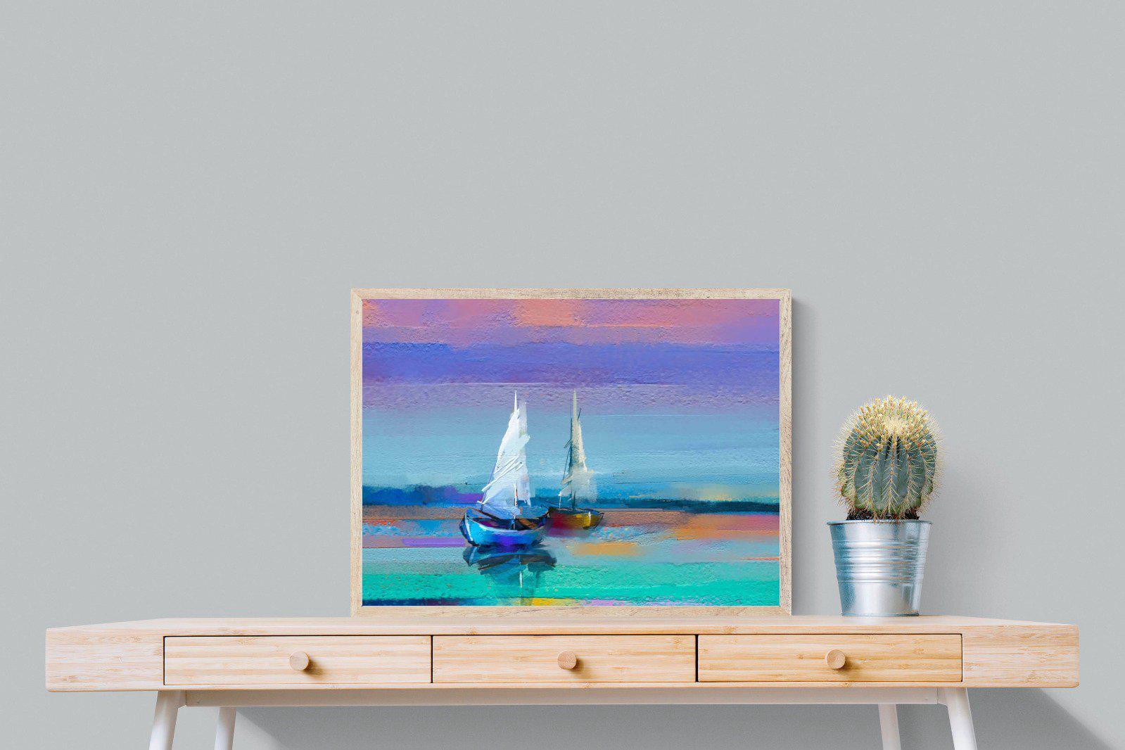 Sails-Wall_Art-80 x 60cm-Mounted Canvas-Wood-Pixalot