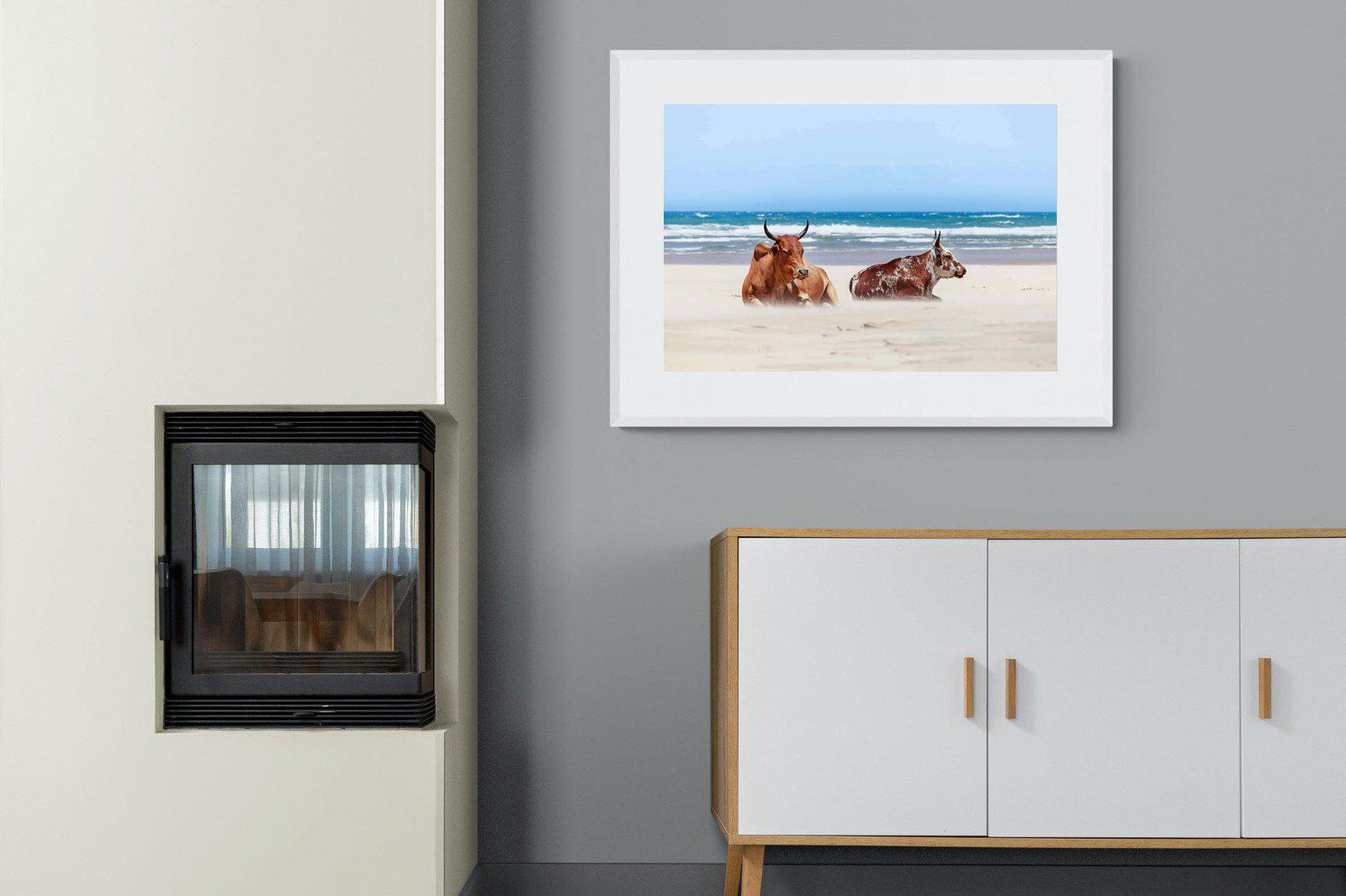 Sand Blasted-Wall_Art-100 x 75cm-Framed Print-White-Pixalot