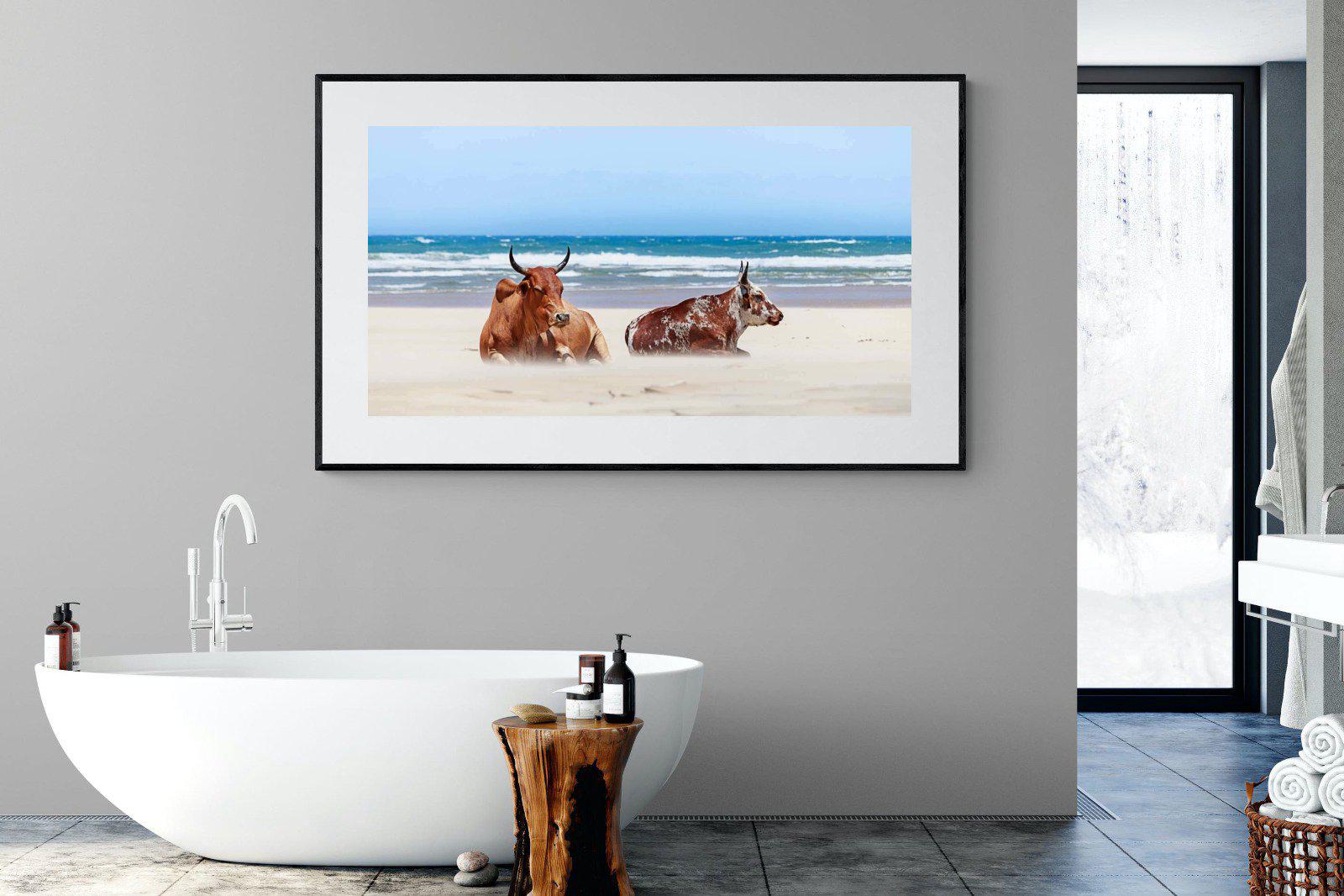 Sand Blasted-Wall_Art-180 x 110cm-Framed Print-Black-Pixalot