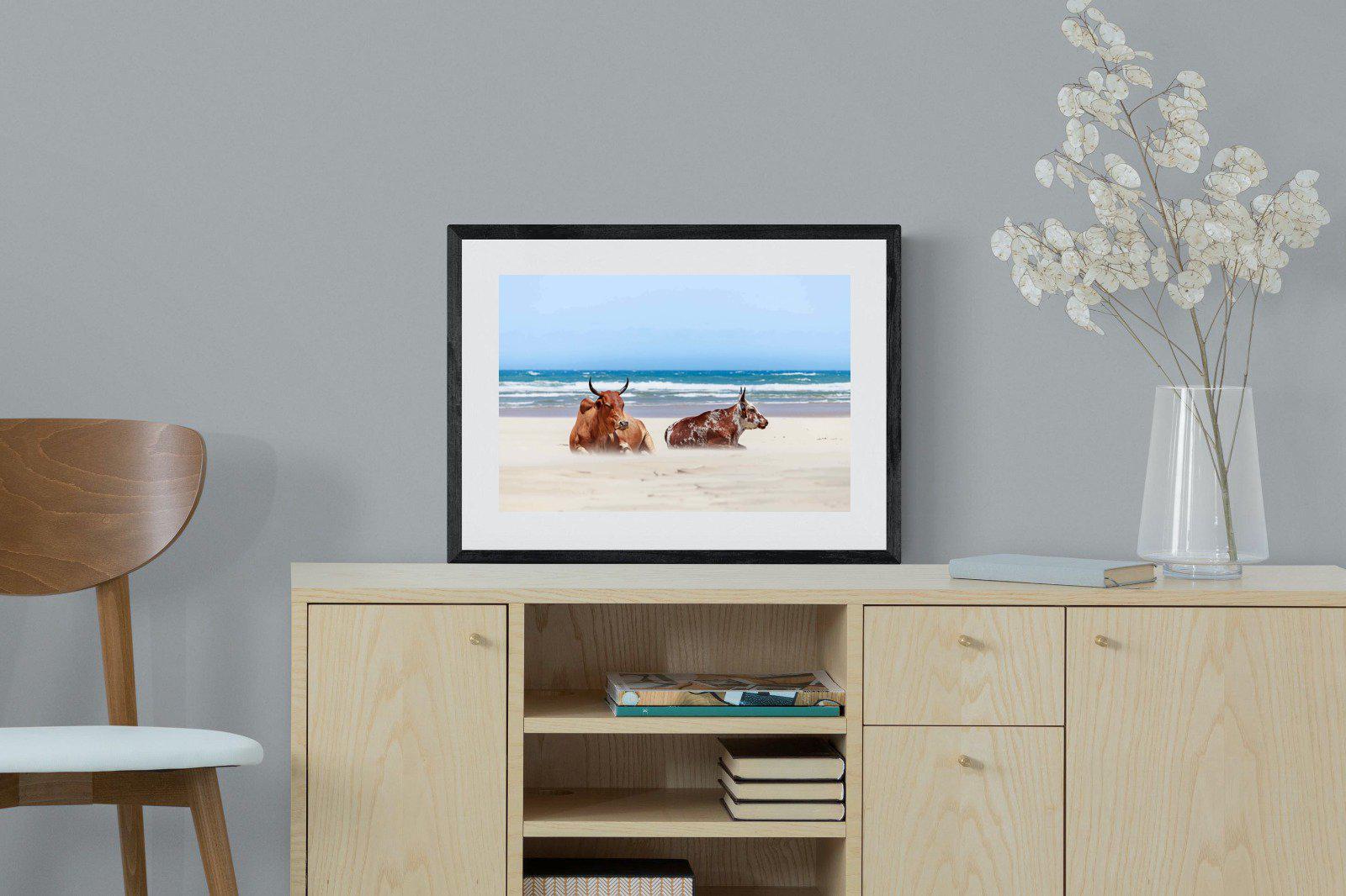 Sand Blasted-Wall_Art-60 x 45cm-Framed Print-Black-Pixalot
