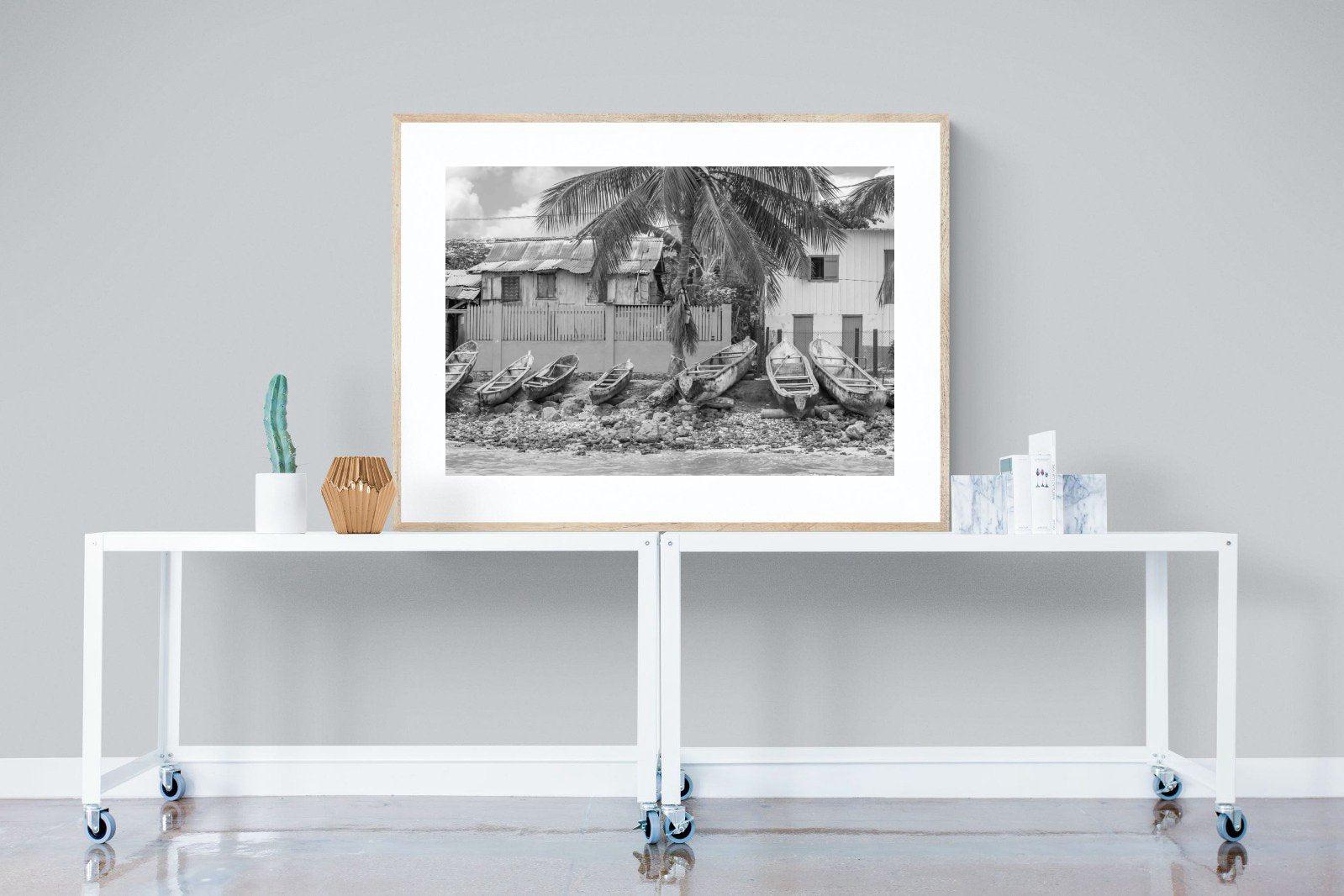 Sao Tome-Wall_Art-120 x 90cm-Framed Print-Wood-Pixalot