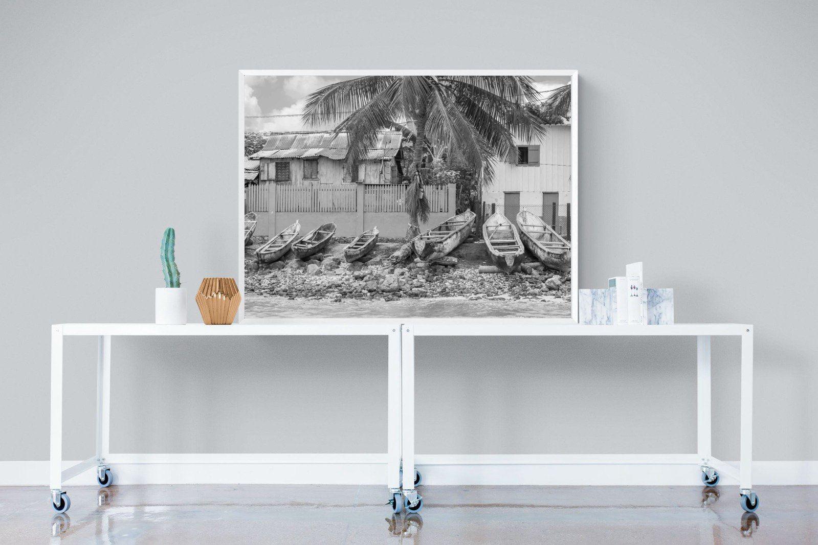 Sao Tome-Wall_Art-120 x 90cm-Mounted Canvas-White-Pixalot