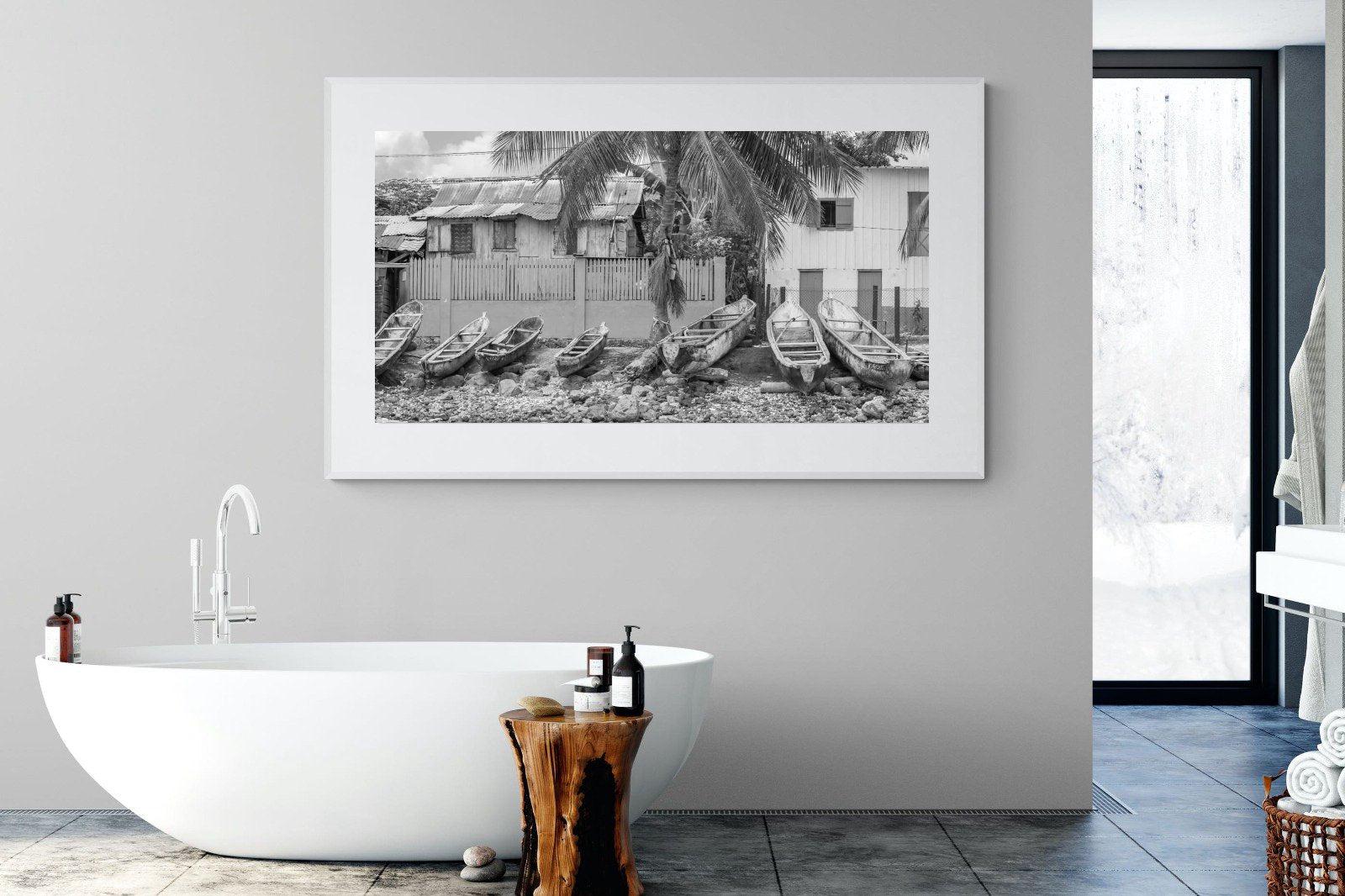 Sao Tome-Wall_Art-180 x 110cm-Framed Print-White-Pixalot