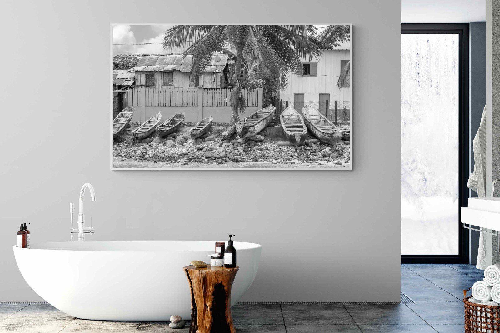 Sao Tome-Wall_Art-180 x 110cm-Mounted Canvas-White-Pixalot