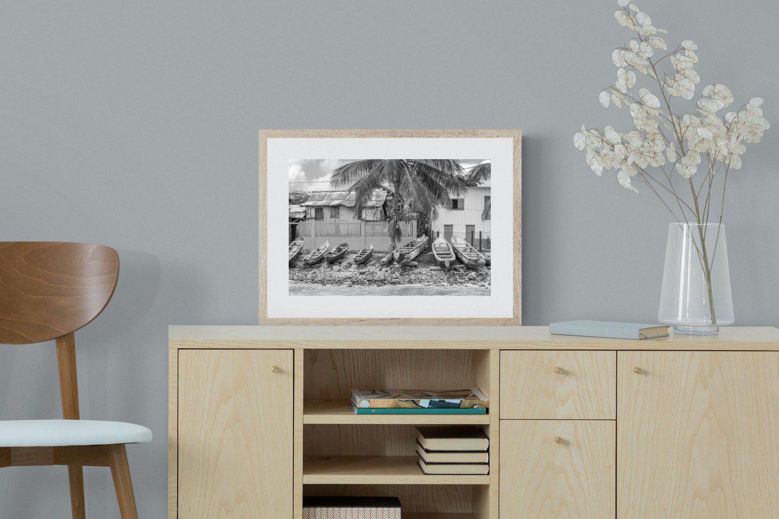 Sao Tome-Wall_Art-60 x 45cm-Framed Print-Wood-Pixalot