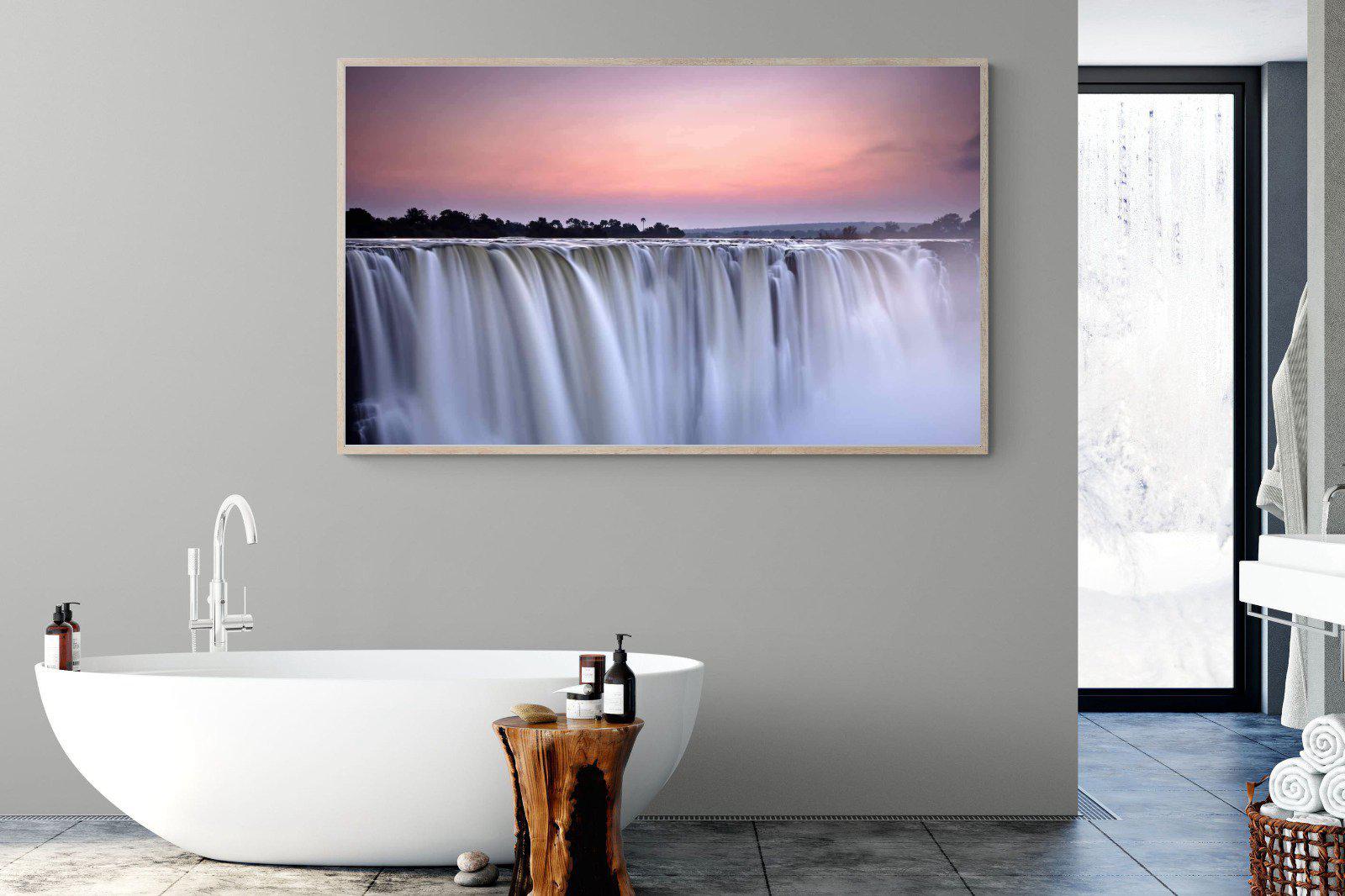 Satin Falls-Wall_Art-180 x 110cm-Mounted Canvas-Wood-Pixalot