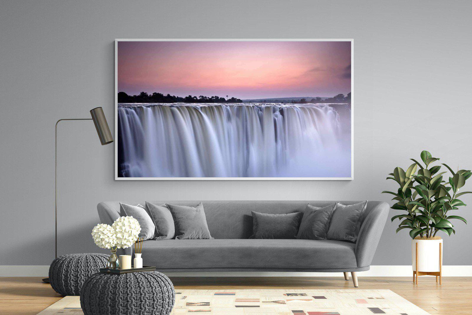Satin Falls-Wall_Art-220 x 130cm-Mounted Canvas-White-Pixalot