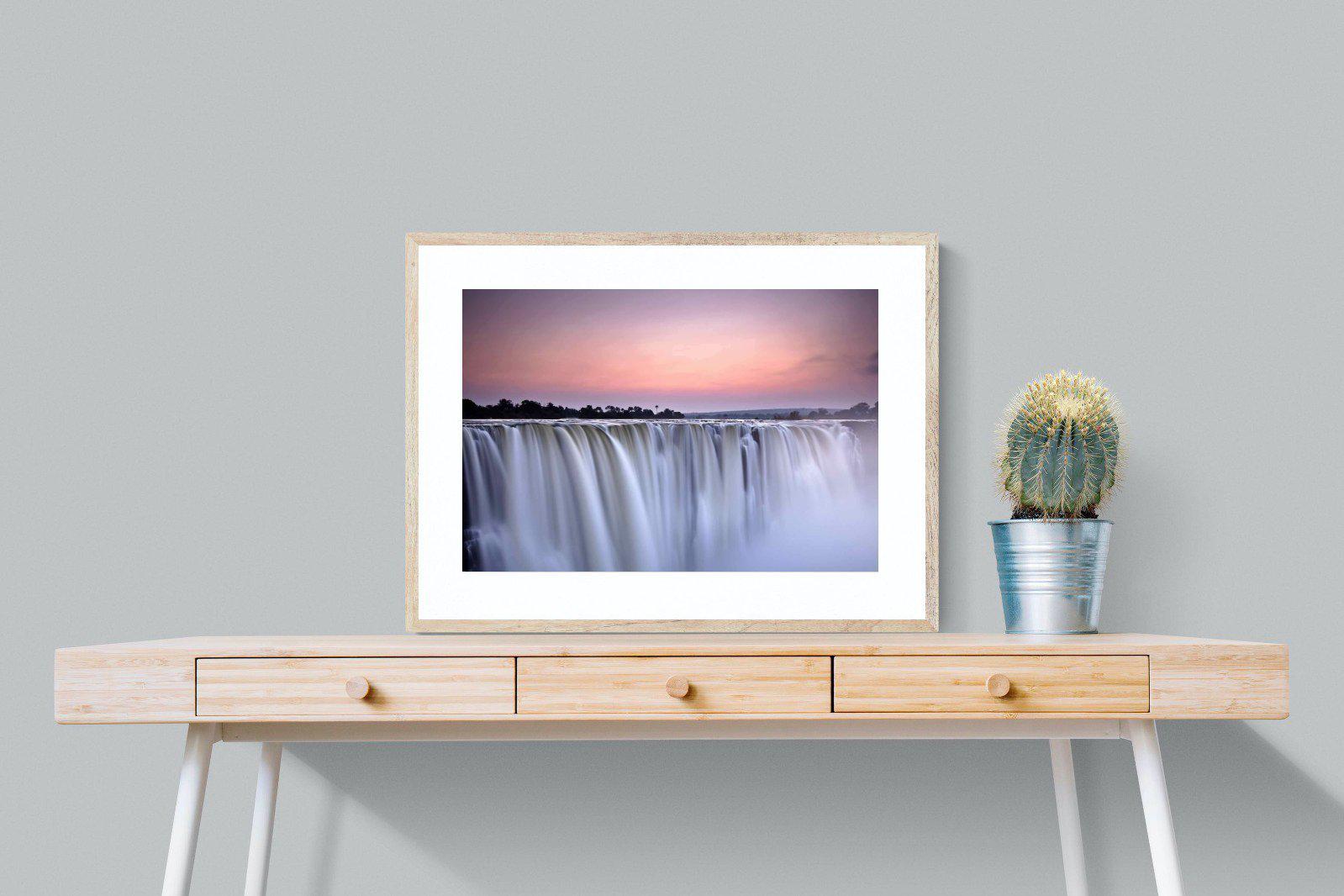 Satin Falls-Wall_Art-80 x 60cm-Framed Print-Wood-Pixalot