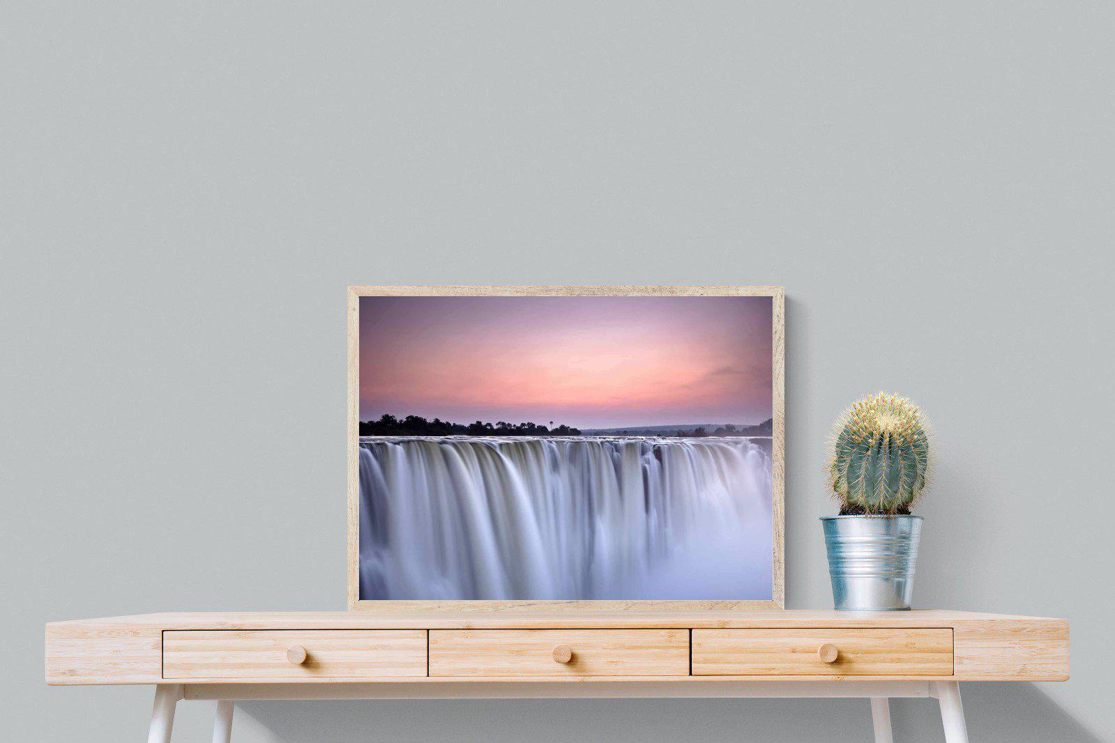 Satin Falls-Wall_Art-80 x 60cm-Mounted Canvas-Wood-Pixalot