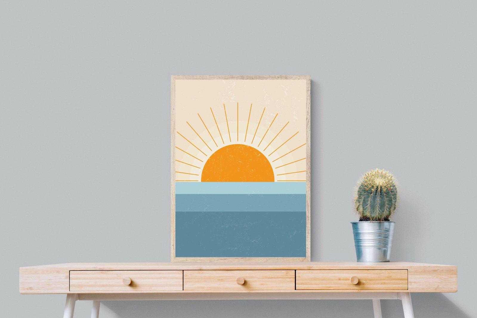 Scandi Sunrise-Wall_Art-60 x 80cm-Mounted Canvas-Wood-Pixalot