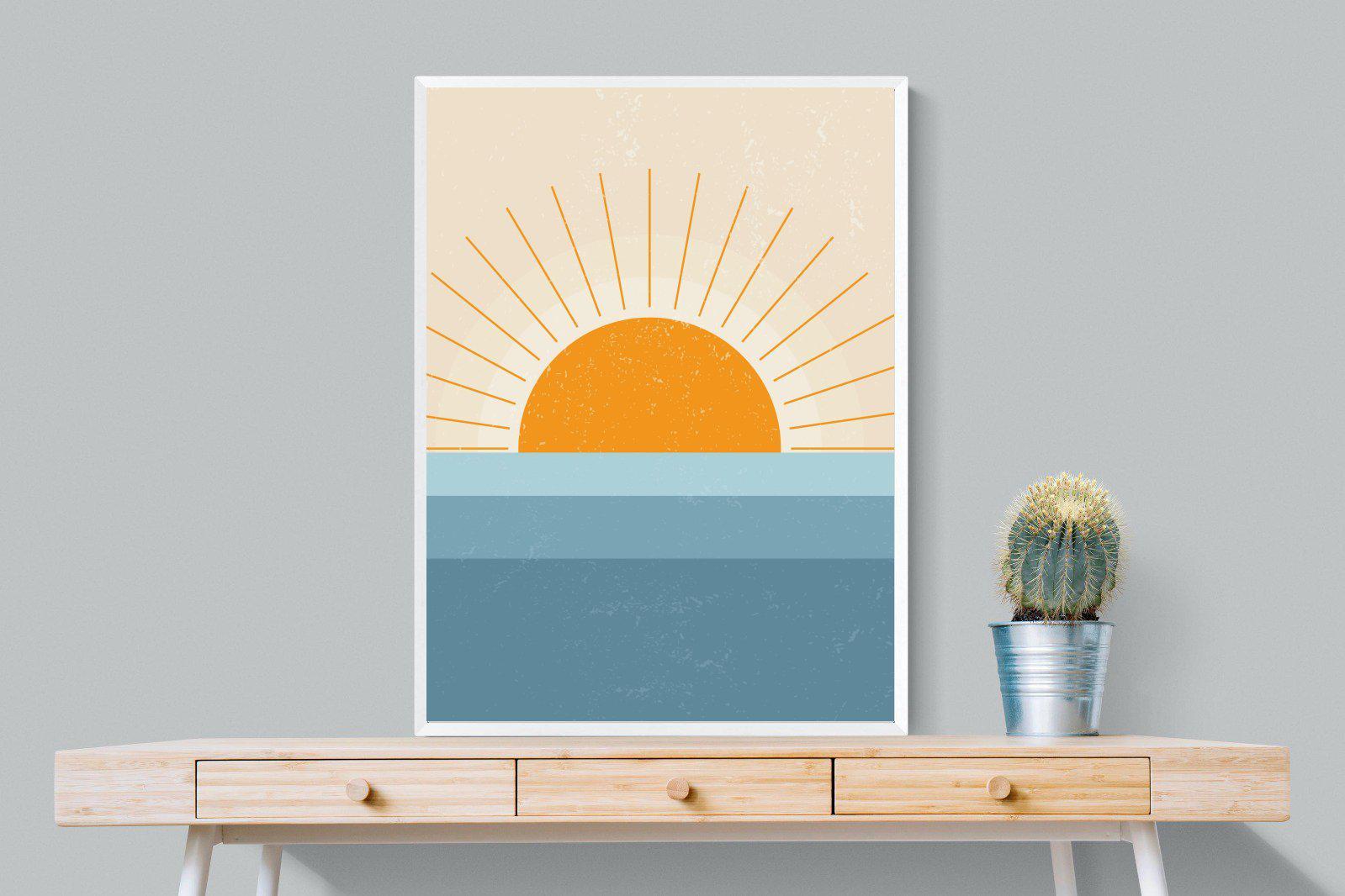 Scandi Sunrise-Wall_Art-75 x 100cm-Mounted Canvas-White-Pixalot